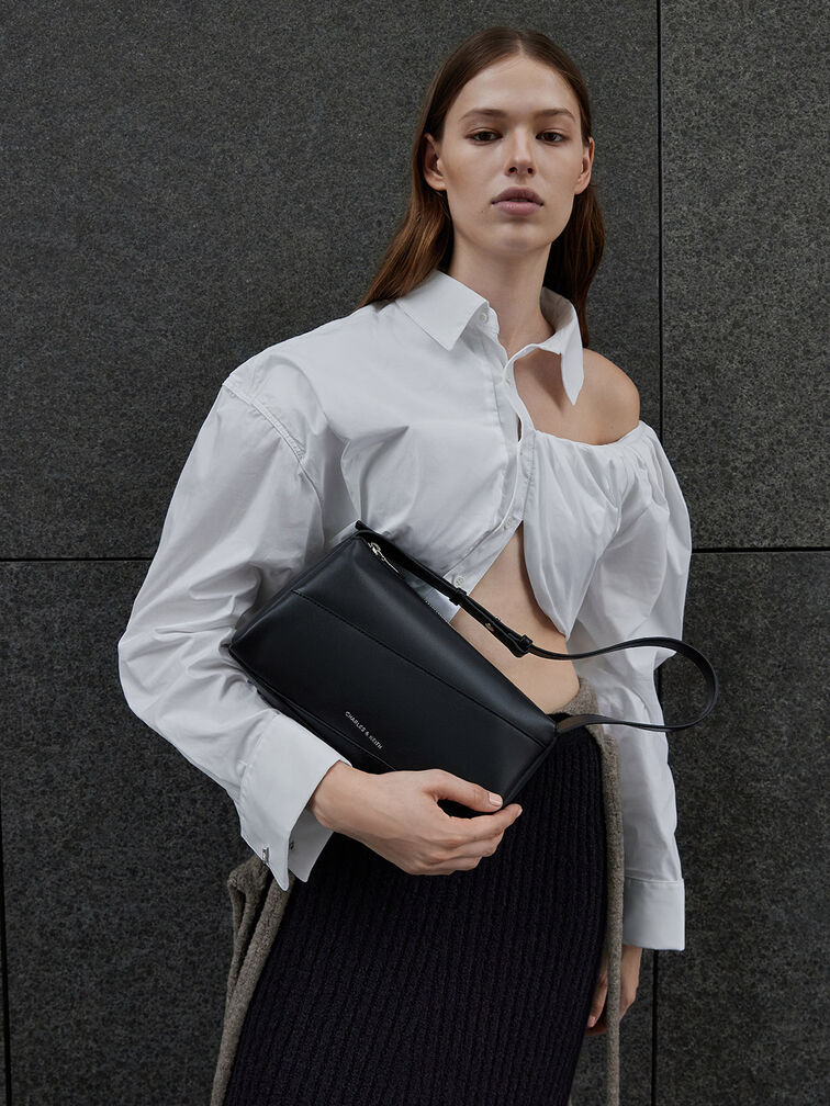 Trin Shoulder Bag, Noir, hi-res