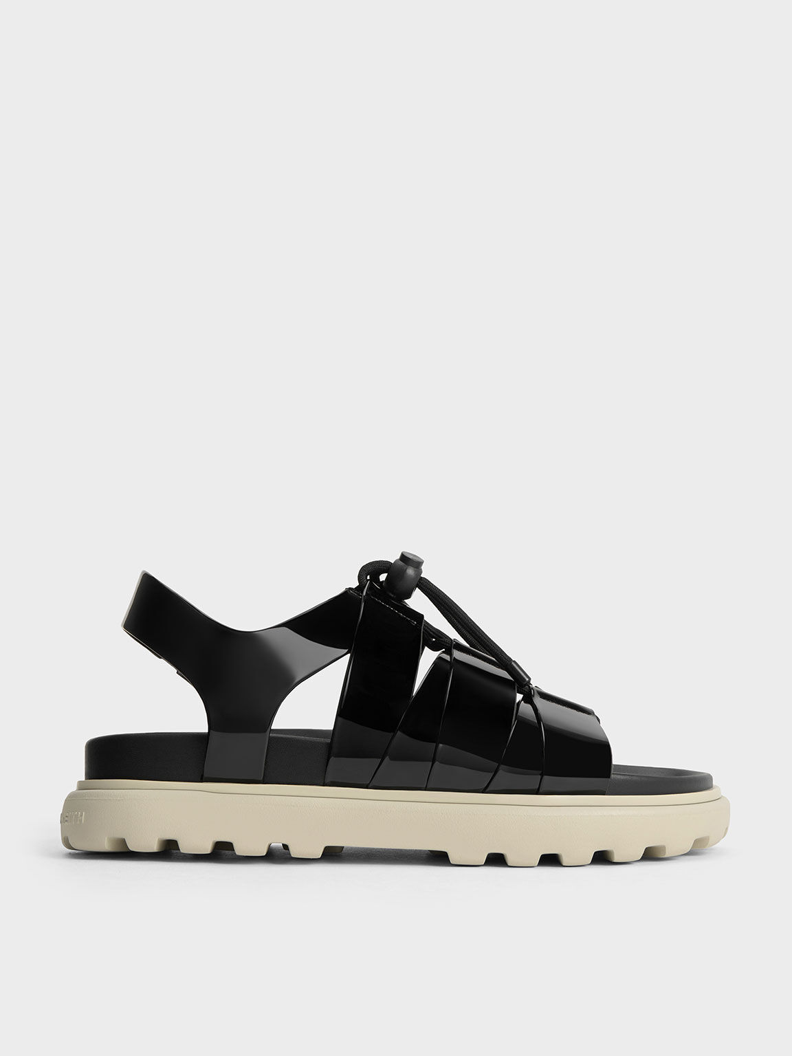 Mini melissa discount black sandals