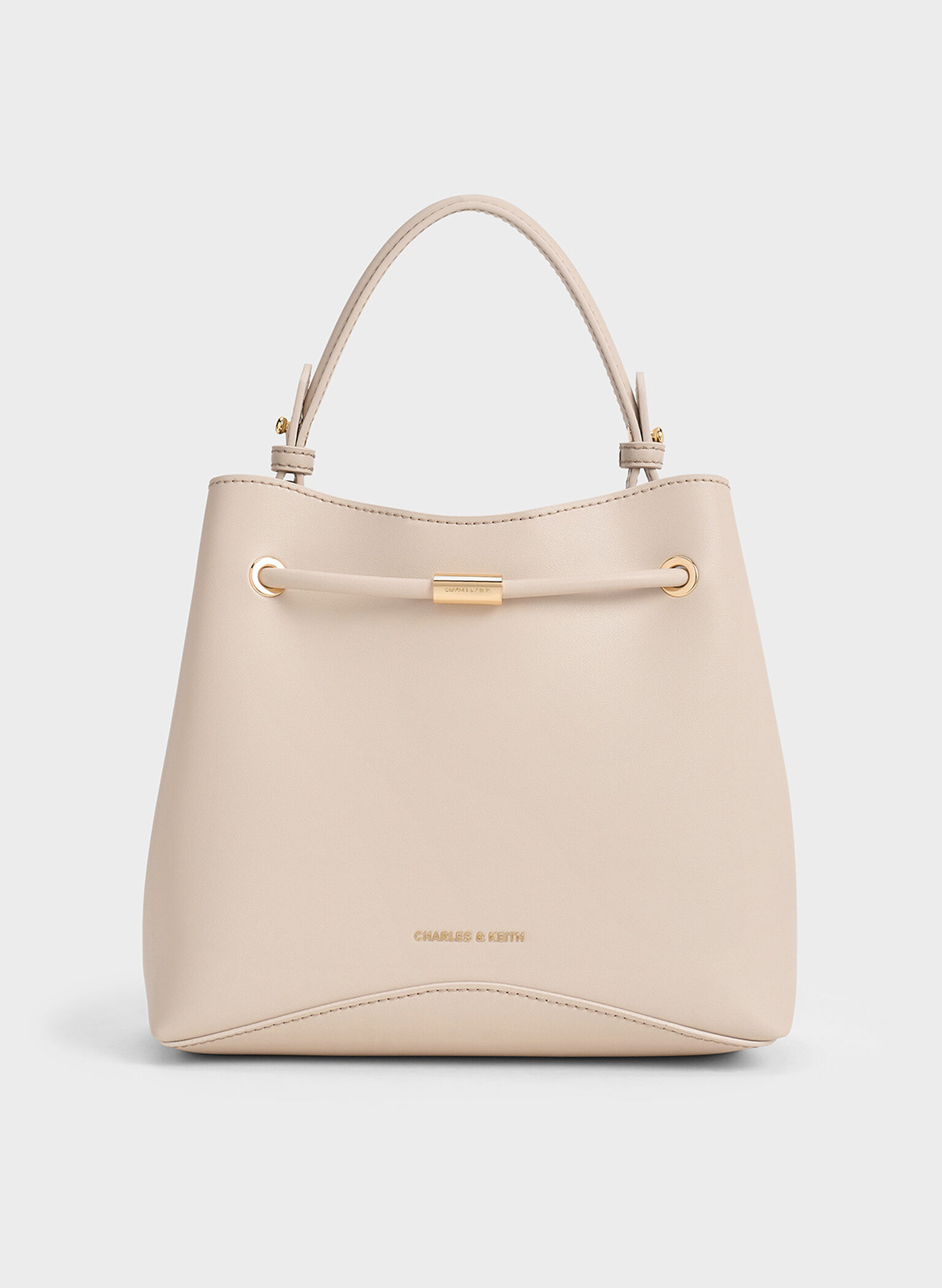 Sybill Geometric Bucket Bag, Oat, hi-res