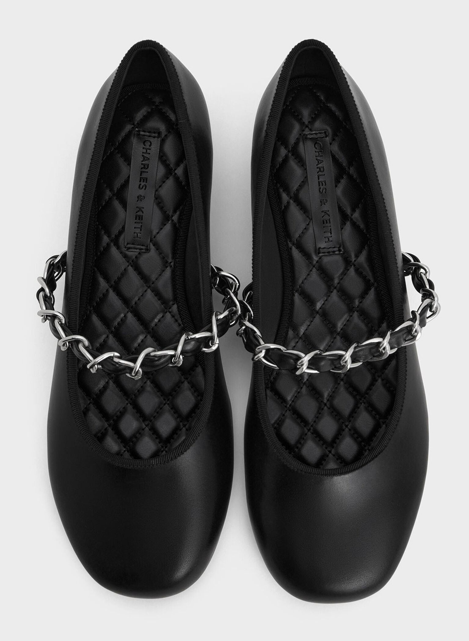 Braided-Strap Mary Janes, Black, hi-res