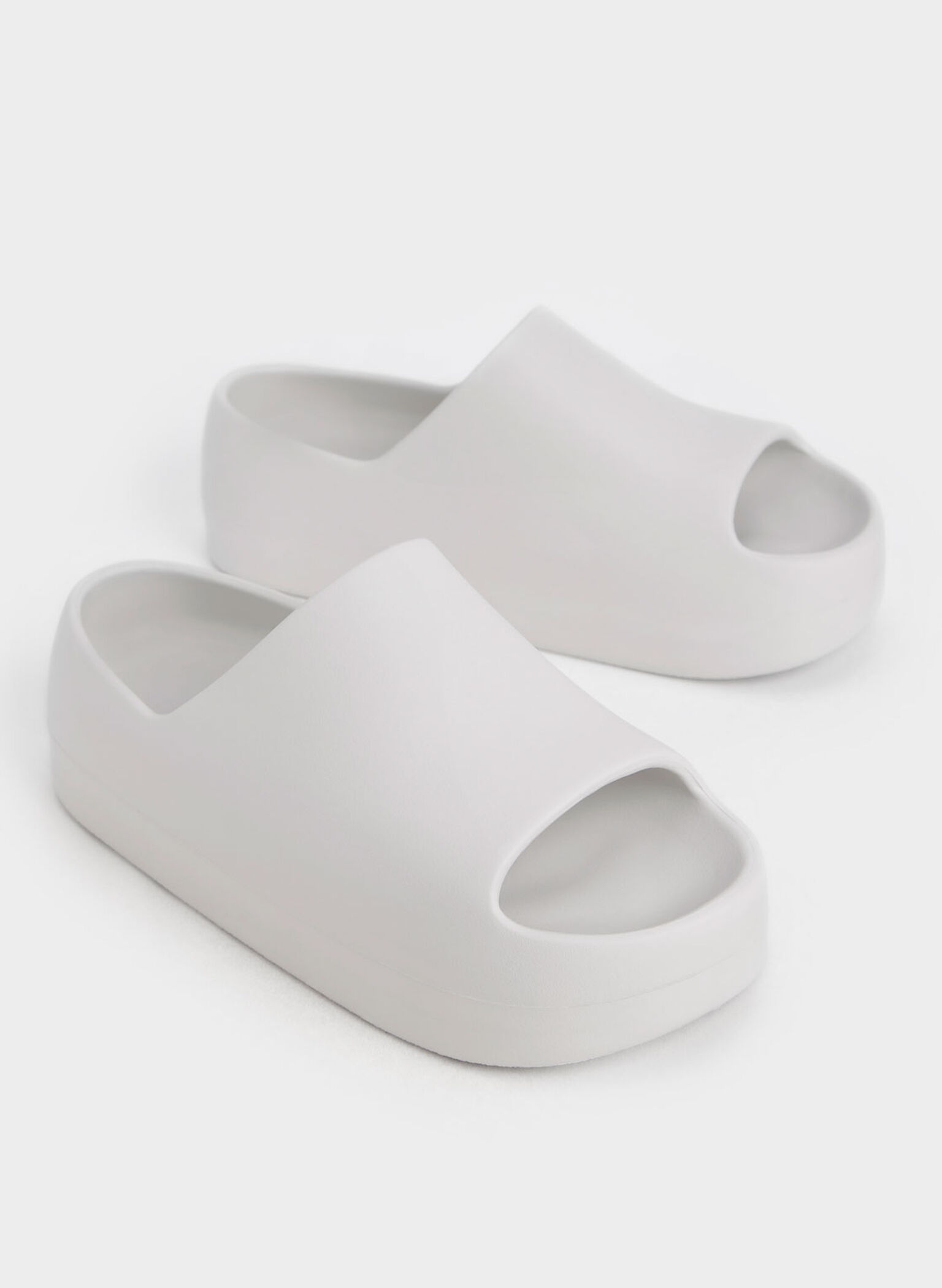 Morgan Platform Slide Sandals, Chalk, hi-res