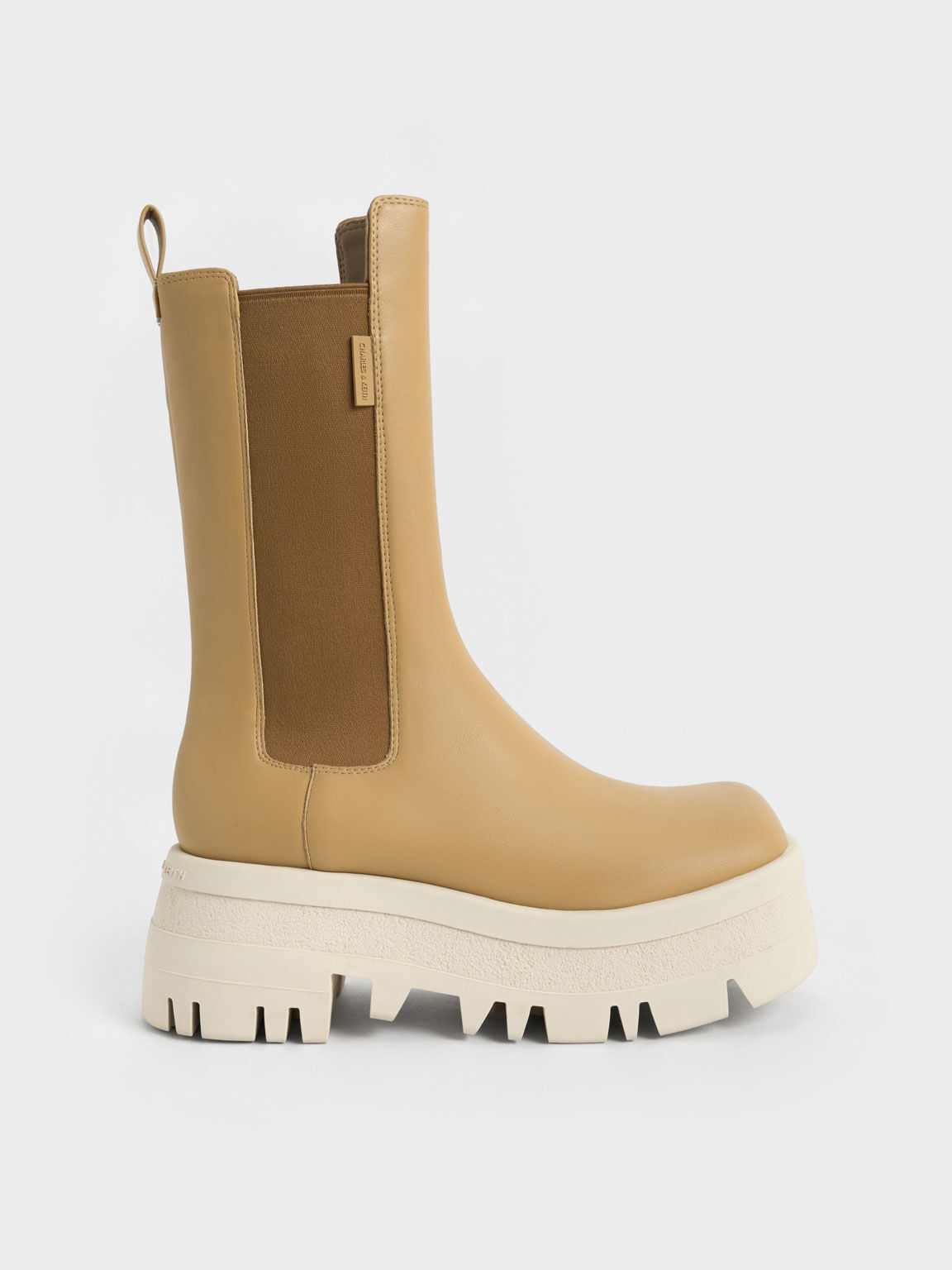 varsan platform chelsea boot