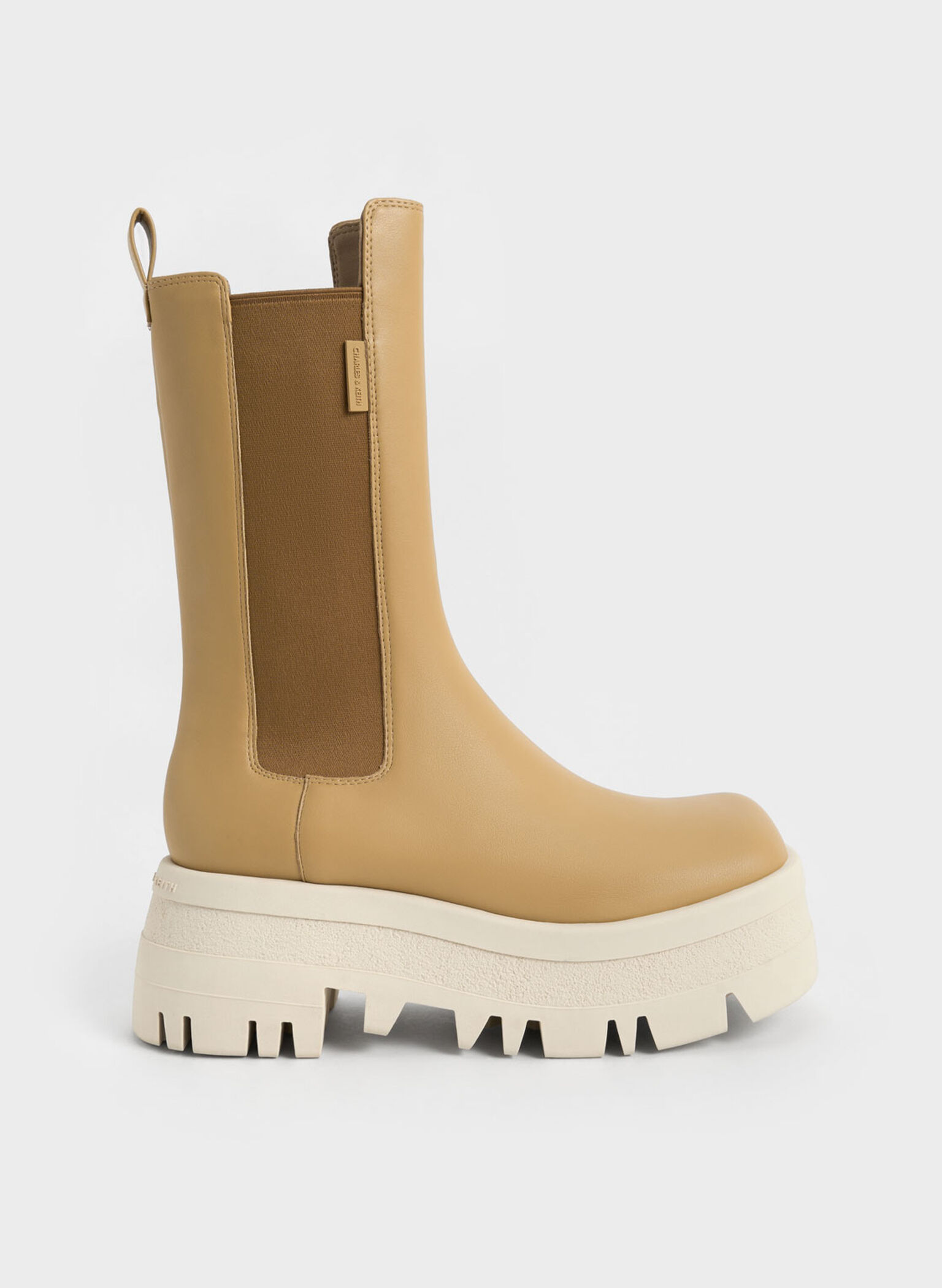 Rainier Platform Chelsea Boots, Sand, hi-res