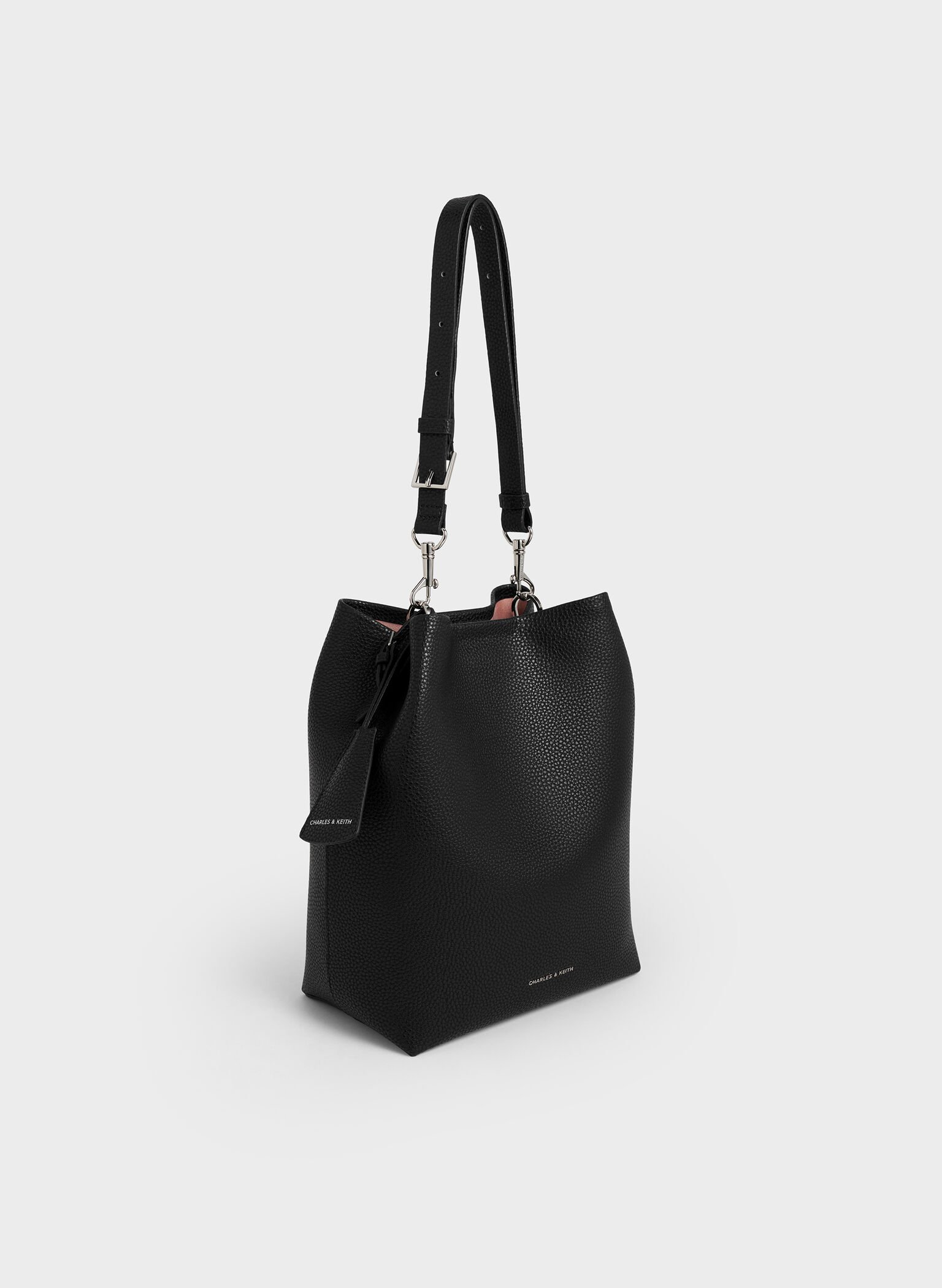 Beryl Bucket Bag, Noir, hi-res