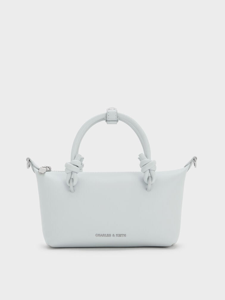 Sammie Knotted-Handle Tote Bag, Sea Salt Blue, hi-res