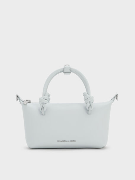 Sammie Knotted-Handle Tote Bag, Sea Salt Blue, hi-res