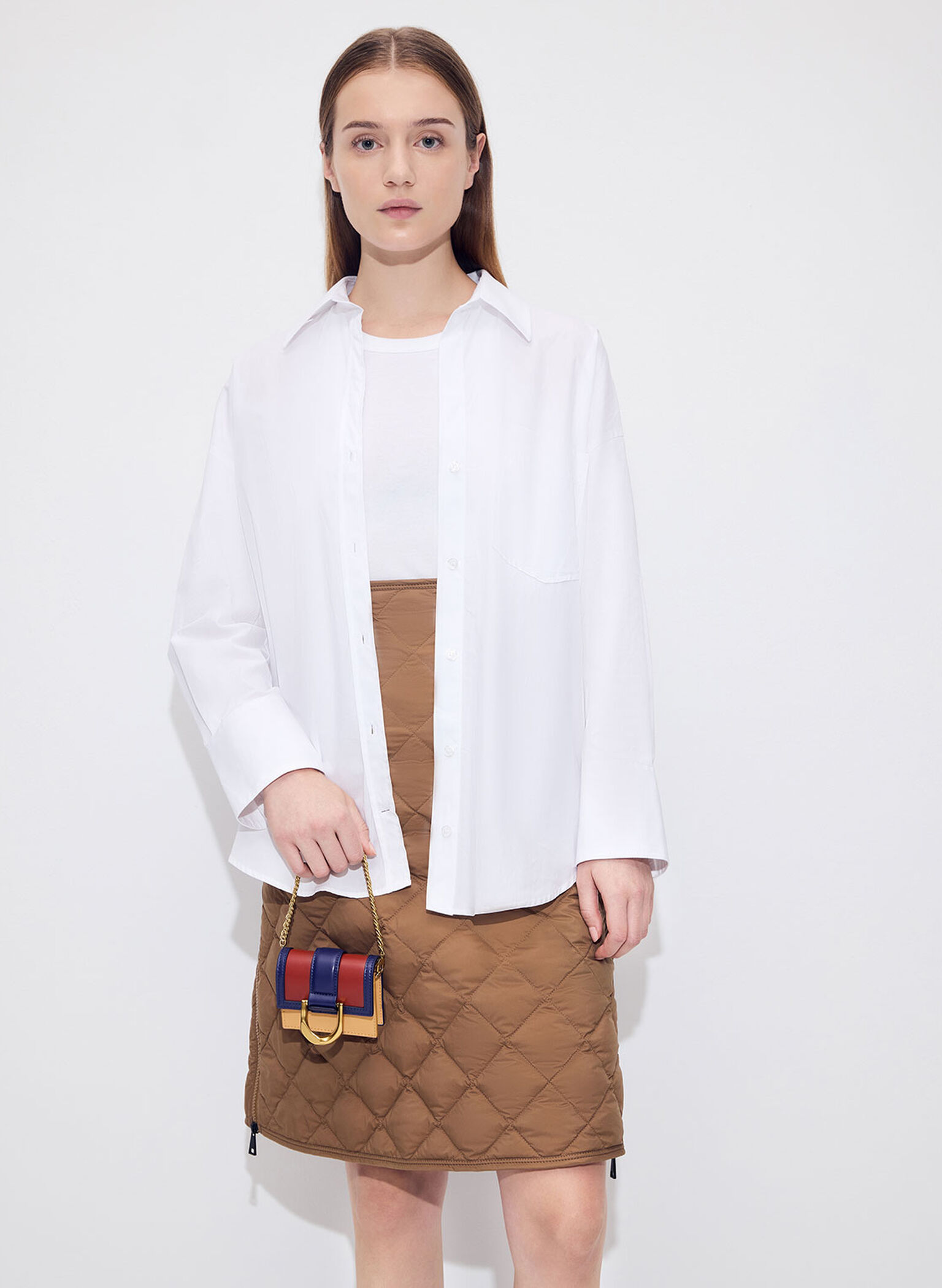Gabine Colour-Block Chain-Link Cardholder, Multi, hi-res