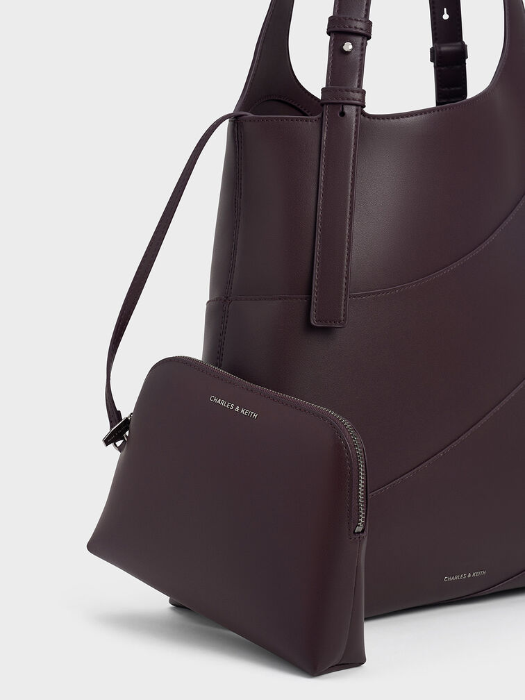 Trin Tote Bag, Plum, hi-res