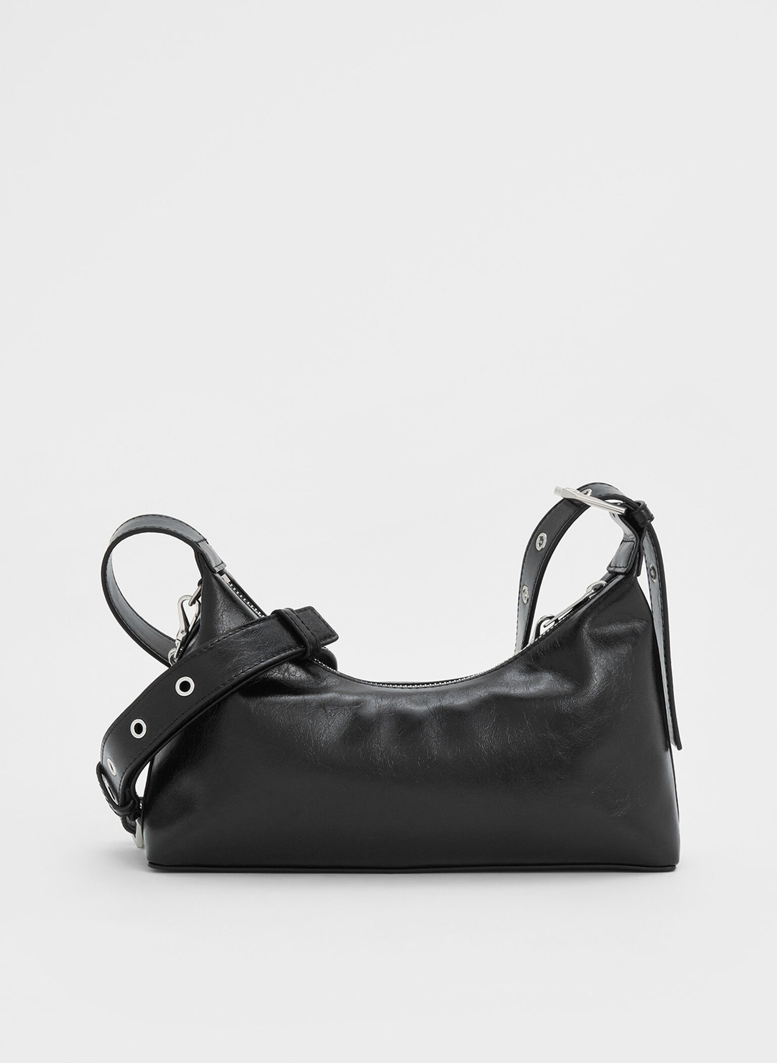 Atwood Chain-Embellished Shoulder Bag, Noir, hi-res