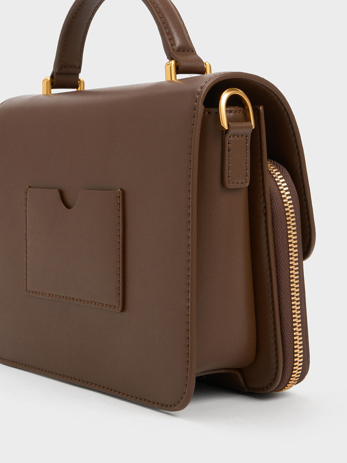 Charles and keith front flap bag top
