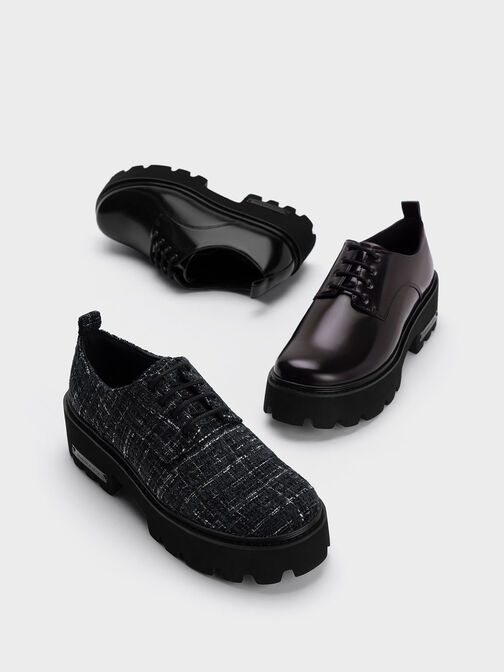 Imogen Chunky Oxfords, Black Box, hi-res