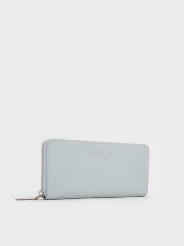 Dulcie Zip-Around Long Wallet, Sea Salt Blue, hi-res