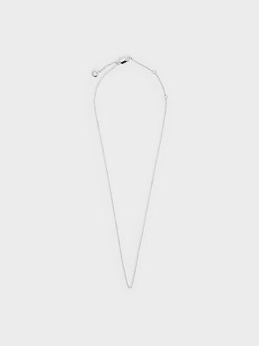 Princess Chain Necklace, Silver, hi-res