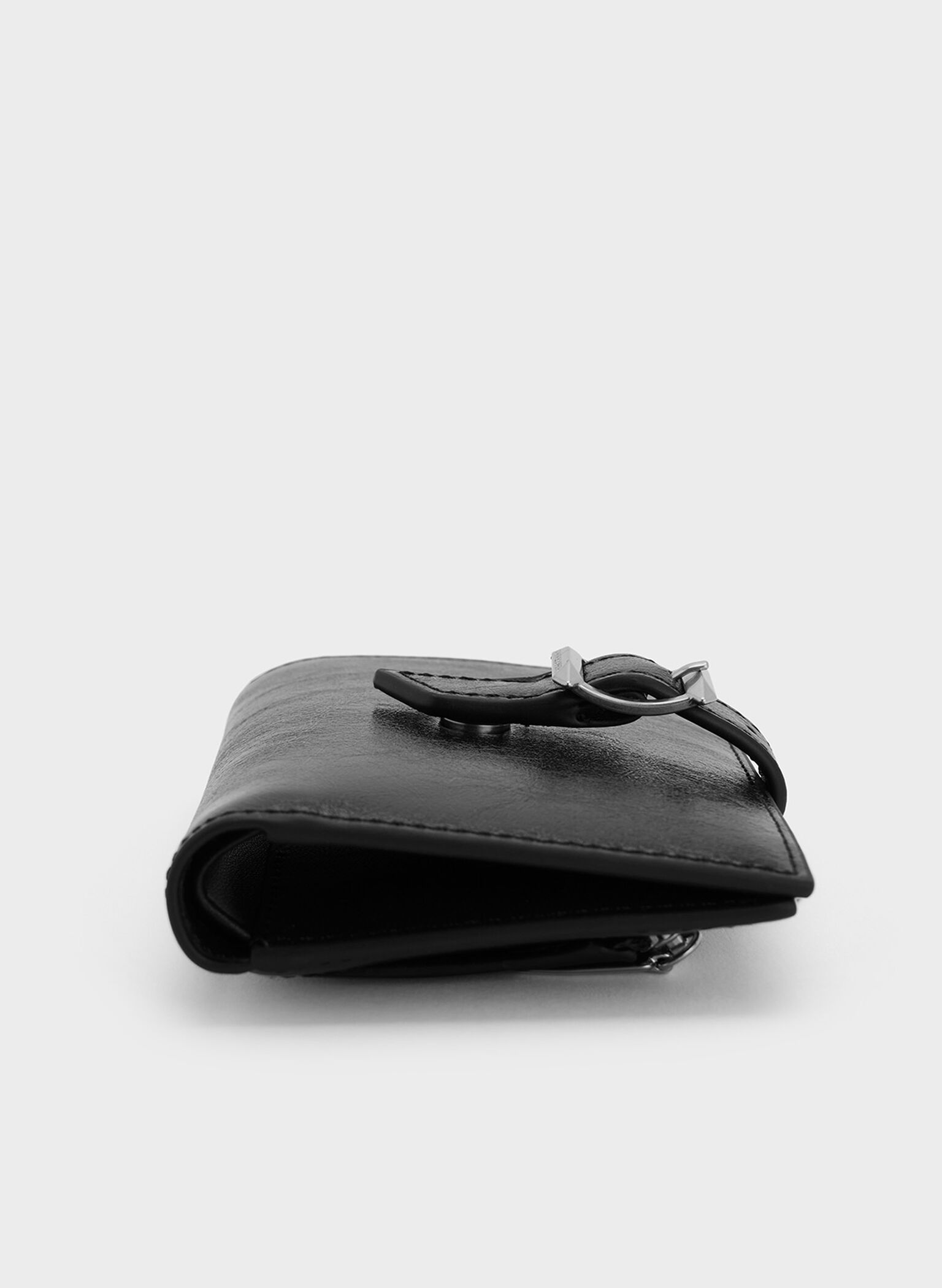 Bryna Belted Wallet, Noir, hi-res