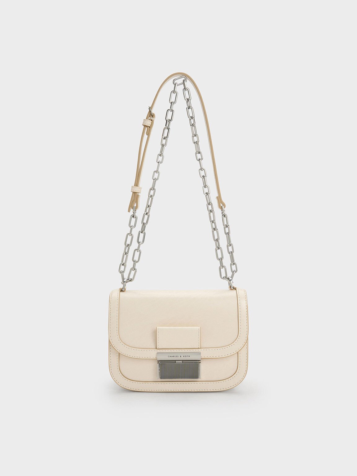 Charles and keith 2025 classic push lock bag