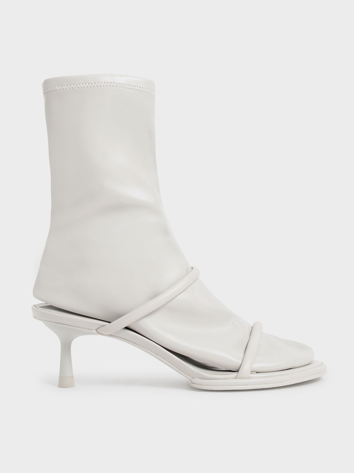 Lucile Stiletto Calf Boots, Grey, hi-res