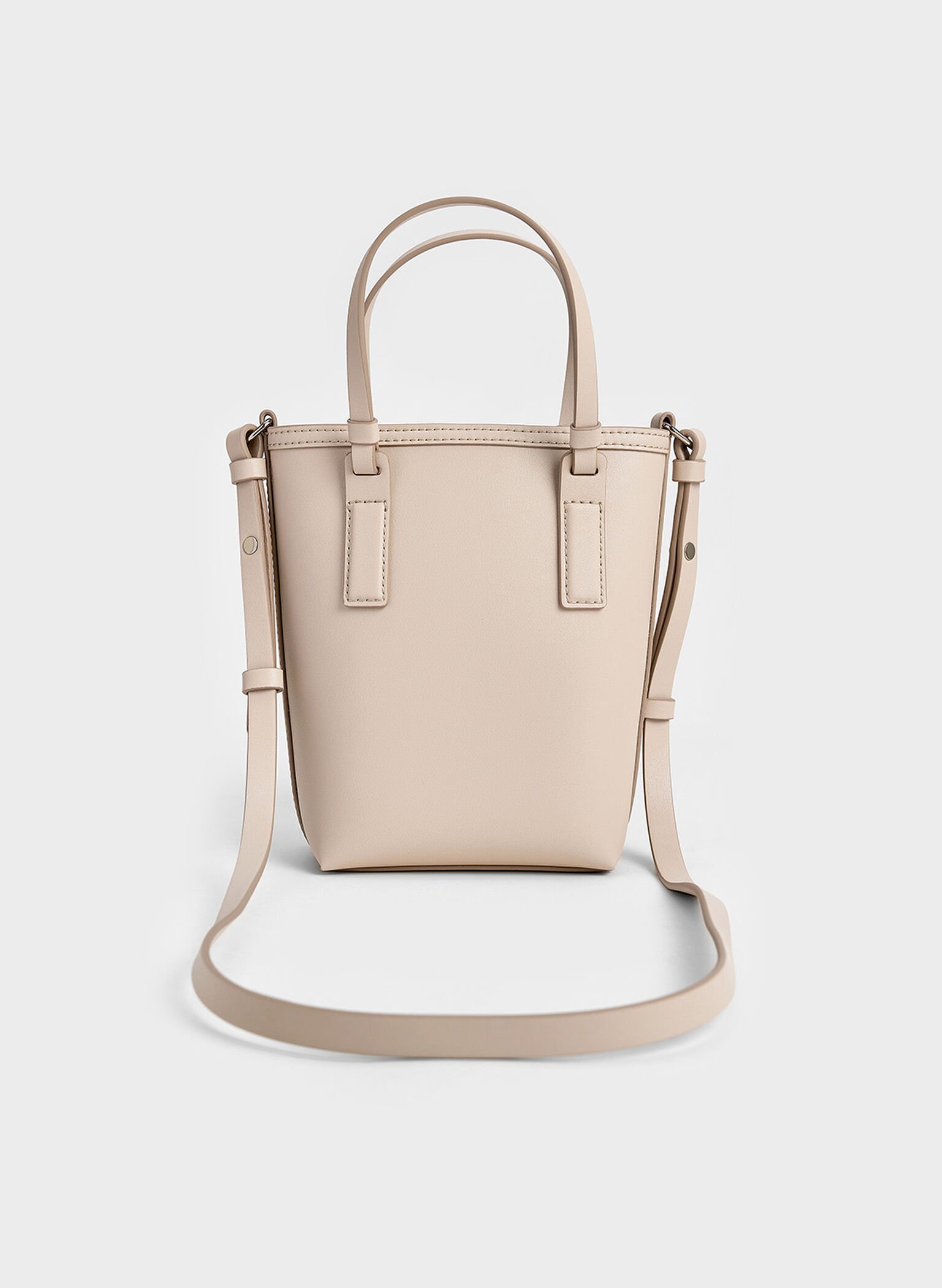 Noelle Elongated Tote, Ivory, hi-res