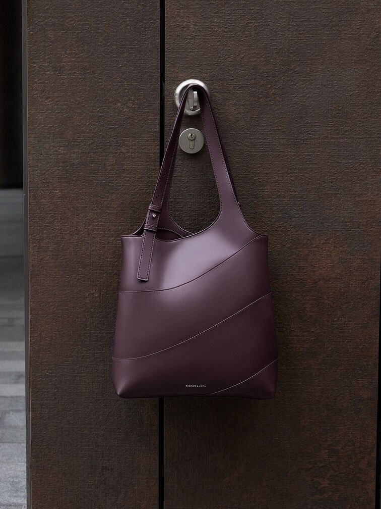 Trin Tote Bag, Plum, hi-res
