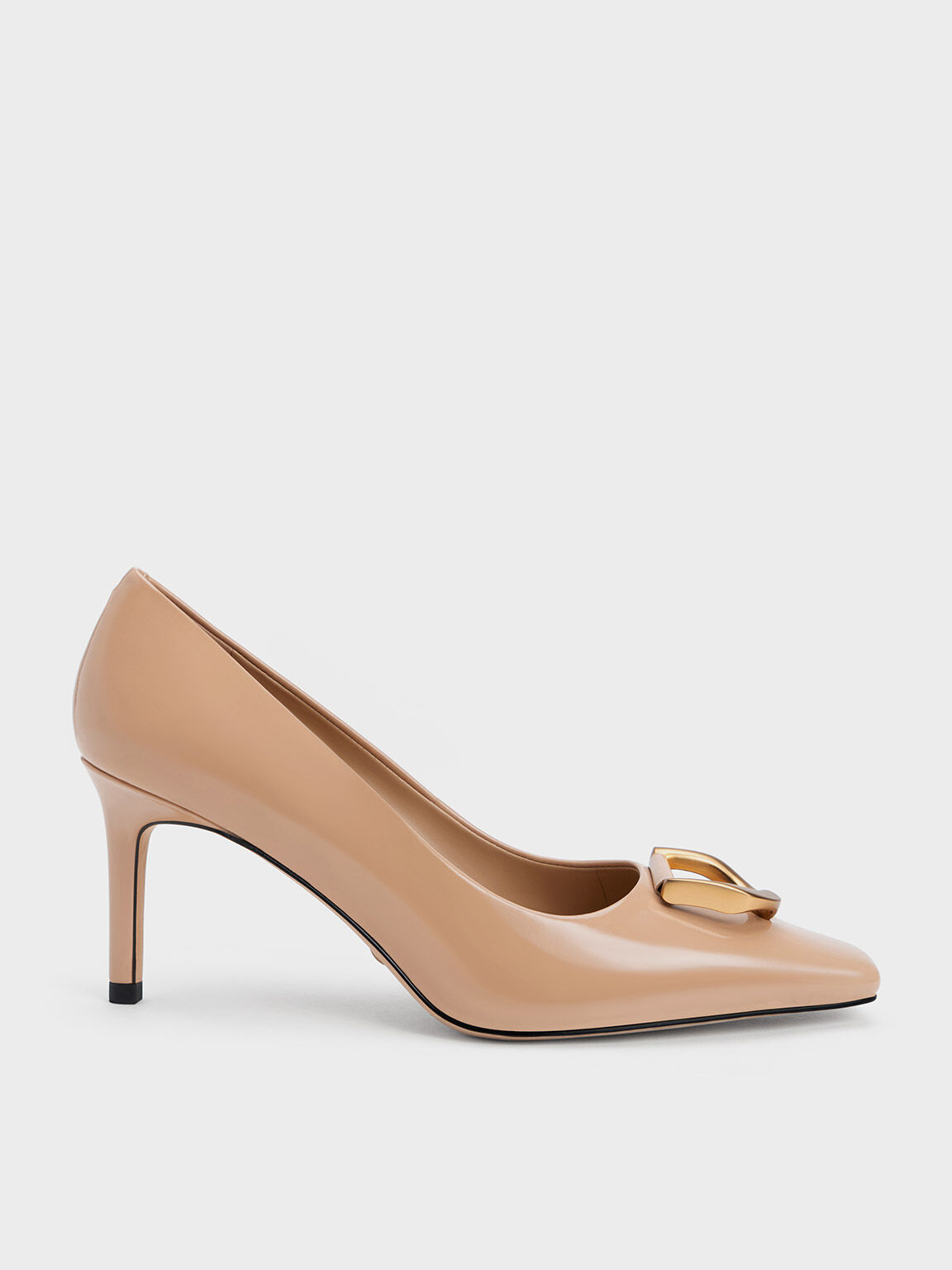 Nude on sale patent leather