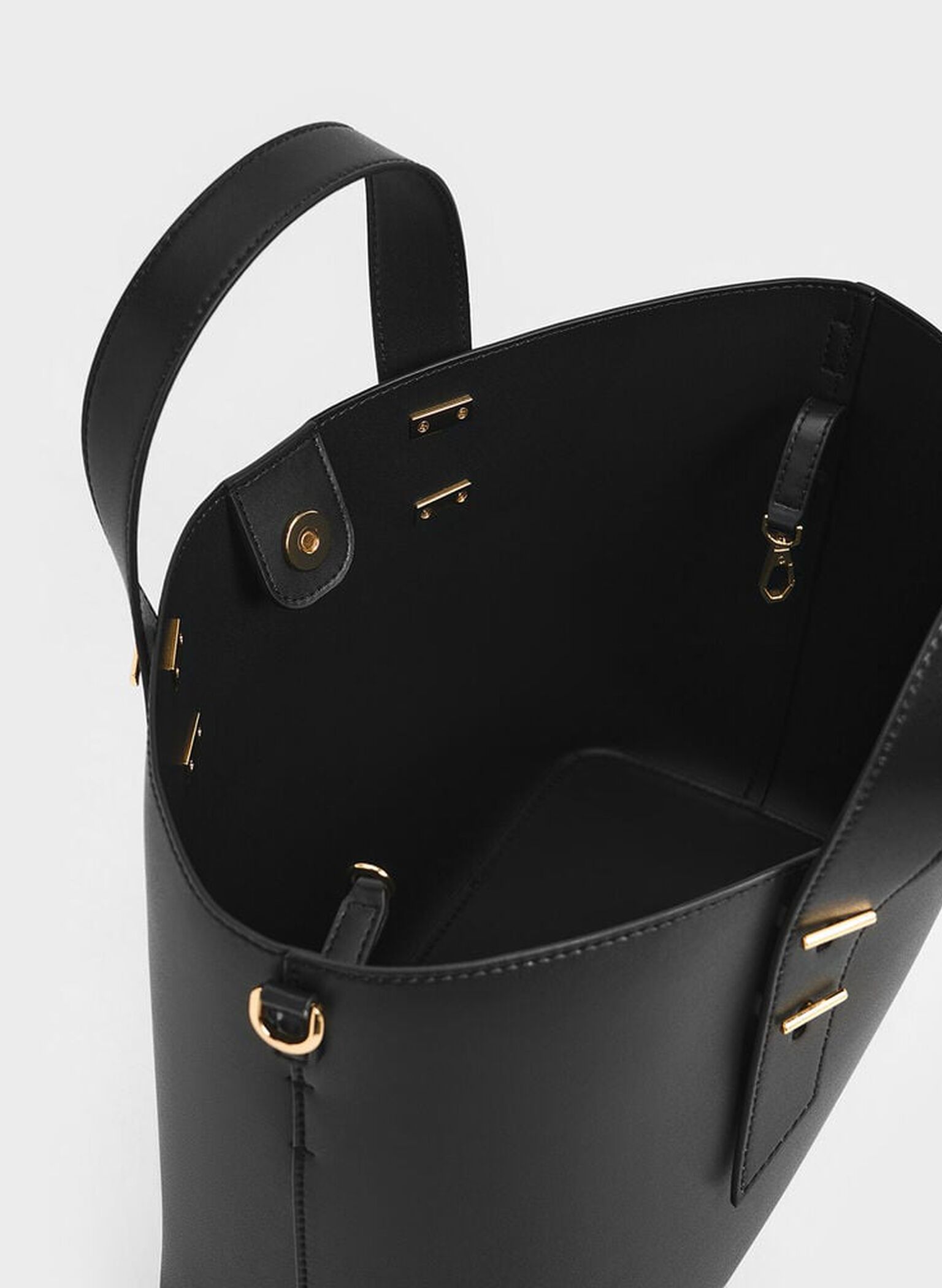 Shania Tote Bag, Black, hi-res