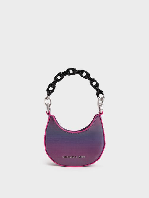 Koi Chain Handle Ombre Mini Bag, Peacock, hi-res