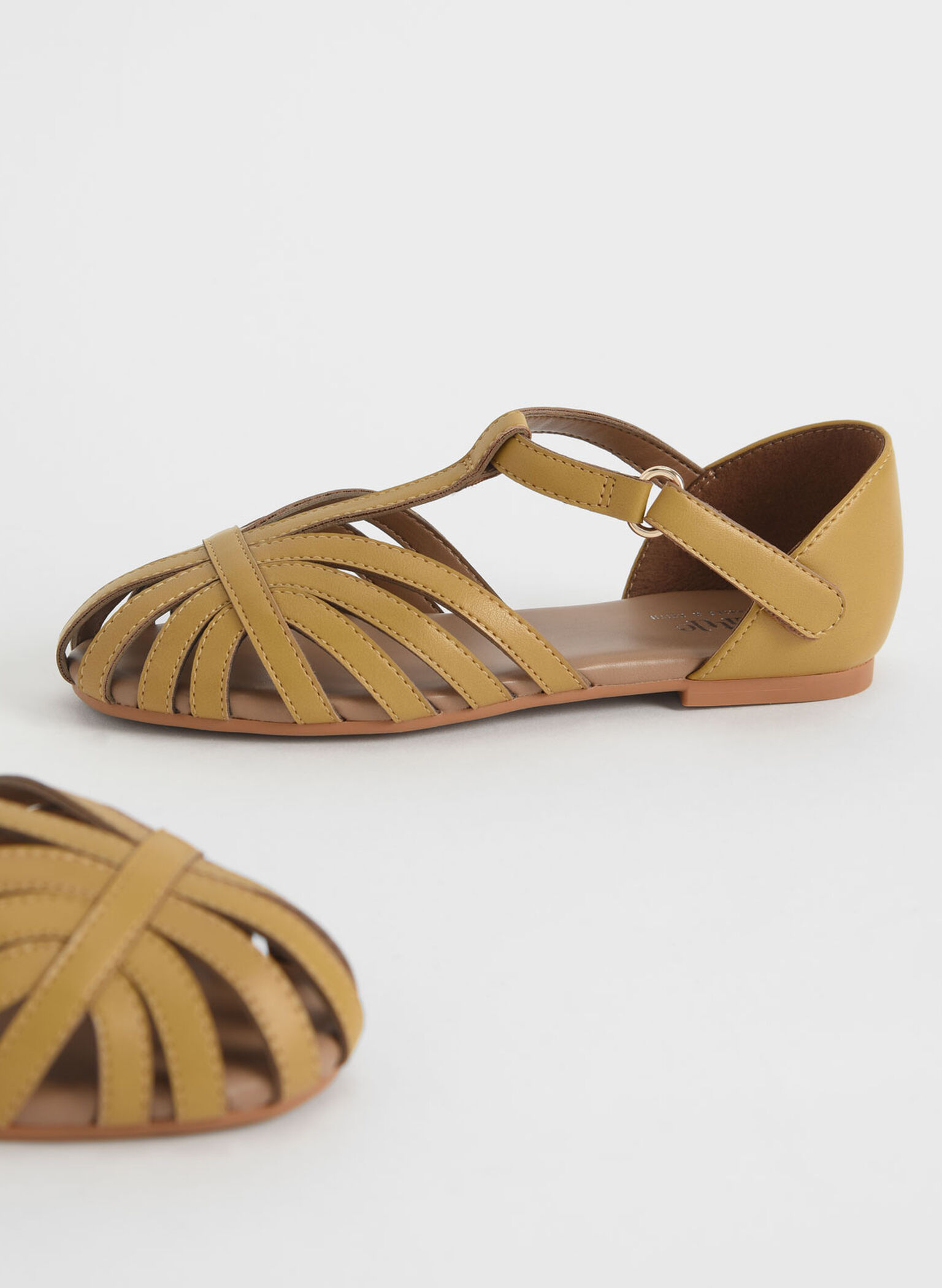 Girls' T-Bar Mary Janes, Mustard, hi-res