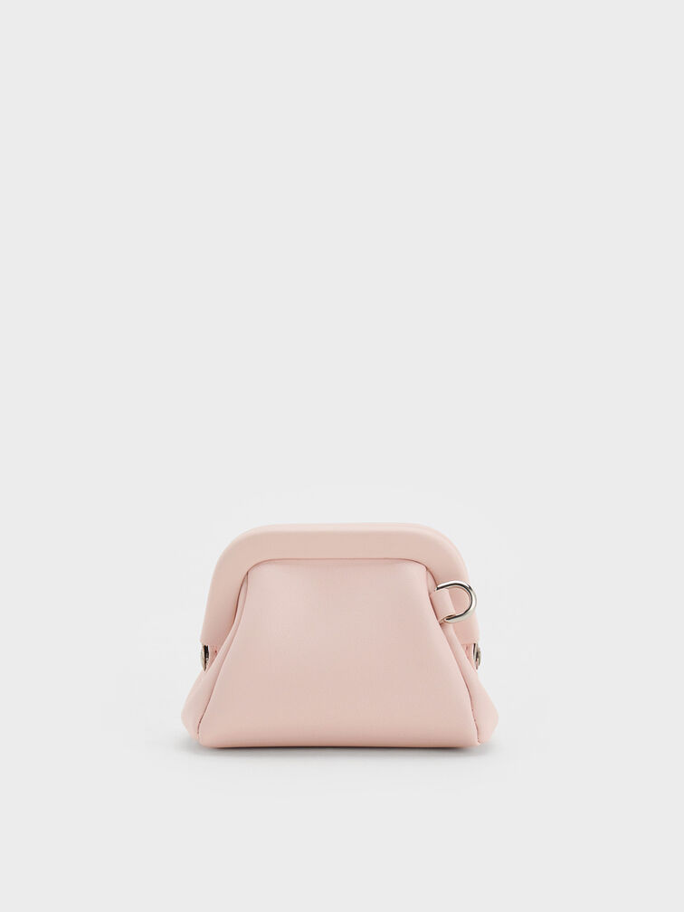 Bow Micro Bag Charm, Soft Pink, hi-res
