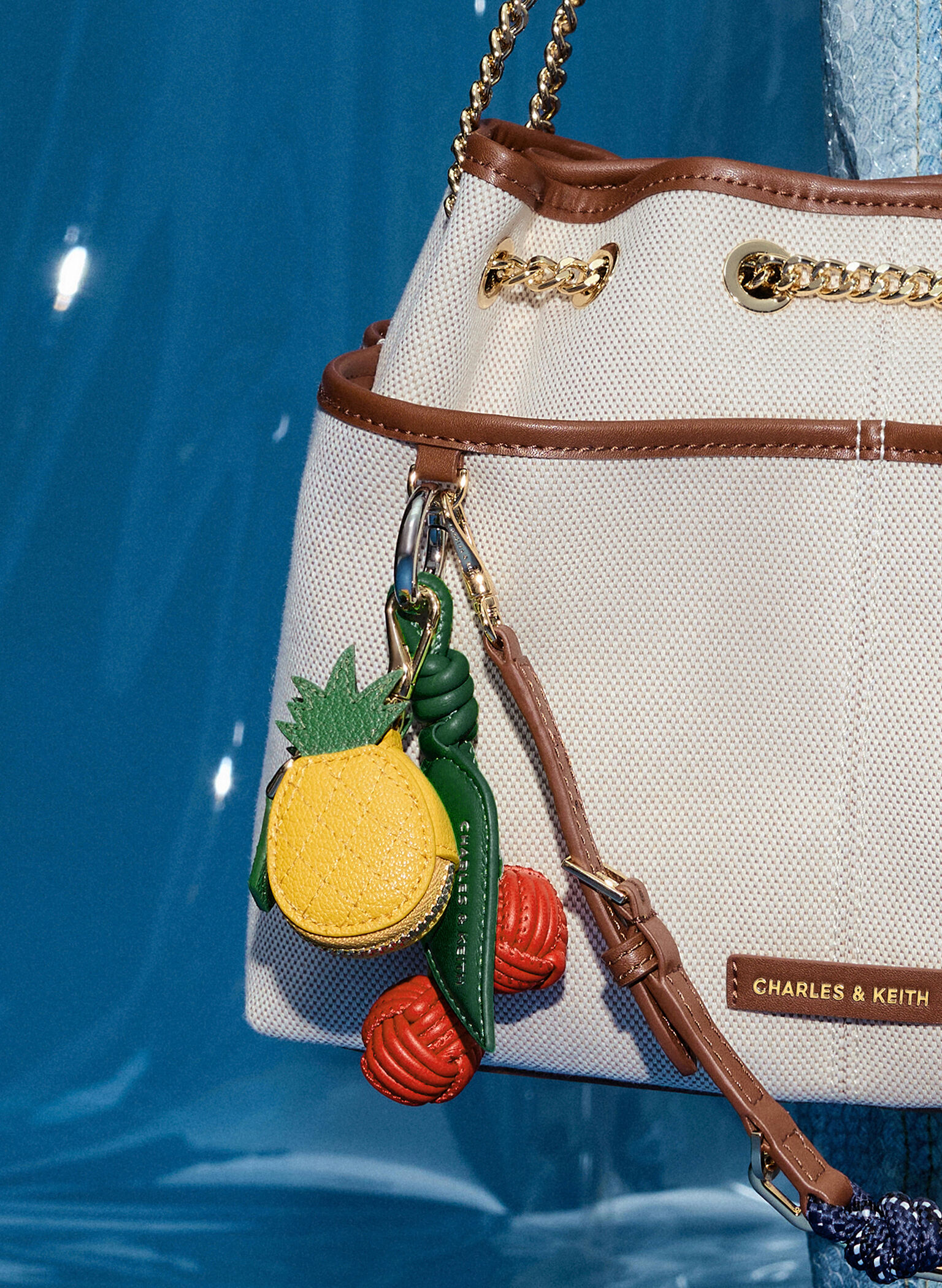 Pineapple Charm, Yellow, hi-res