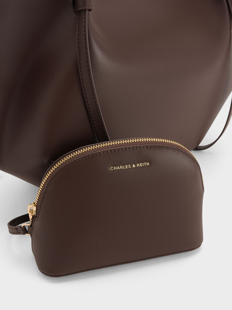 Large Calla Tote Bag, Espresso Brown, hi-res
