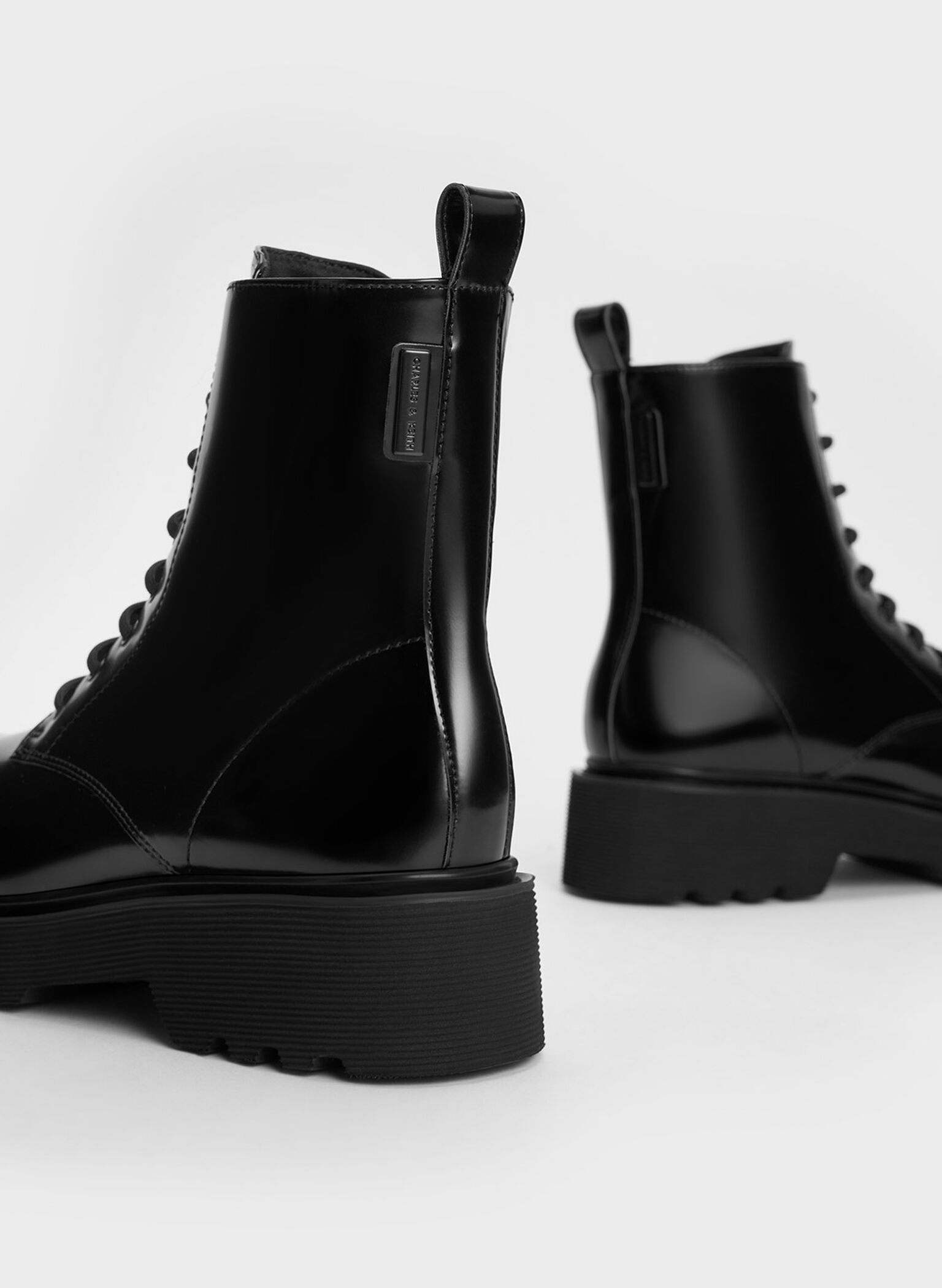 Lace-Up Ankle Boots, Black Box, hi-res