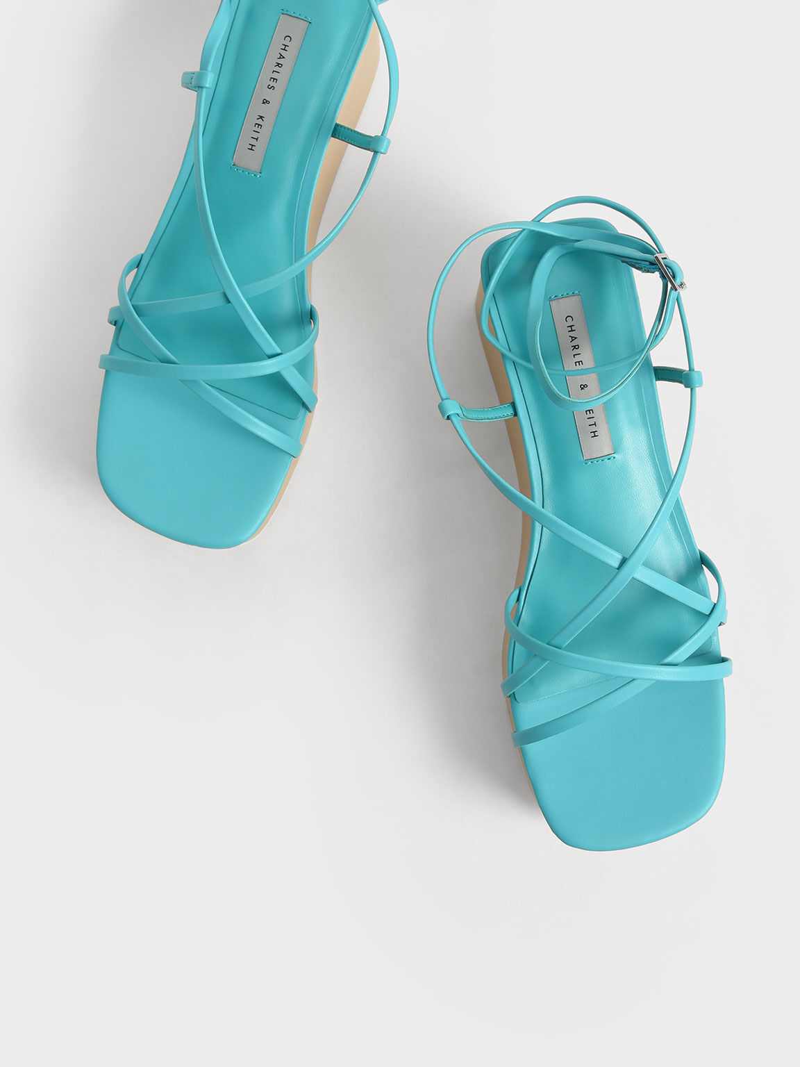 Turquoise cheap flat sandals