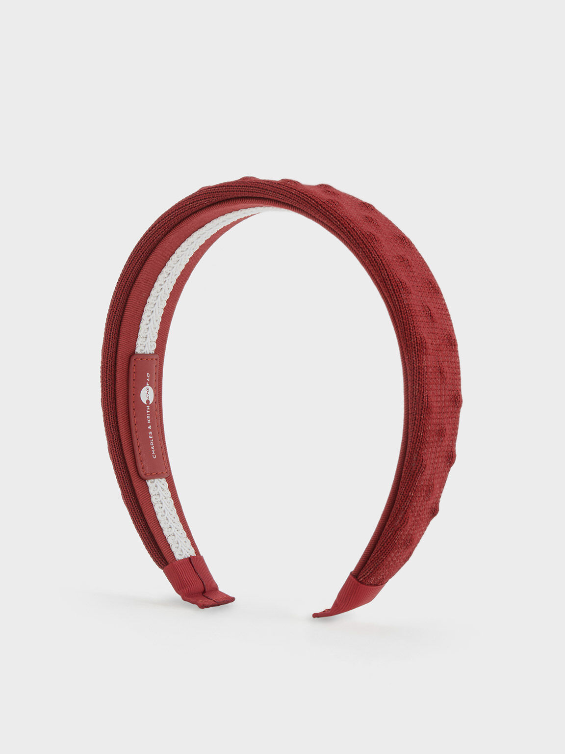Red headband on sale