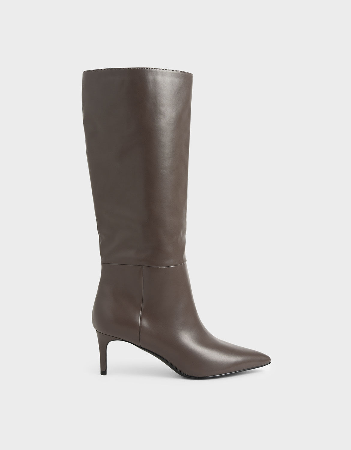 taupe knee high boots uk