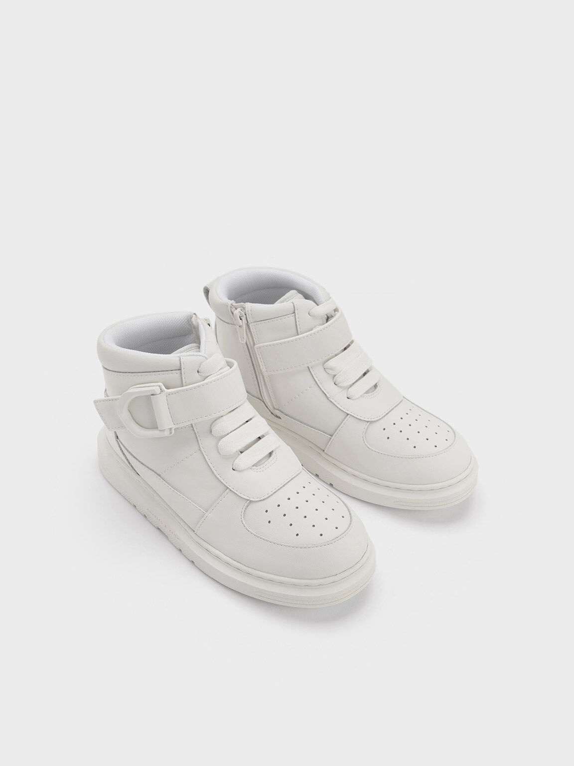 Velcro high top sneakers hot sale