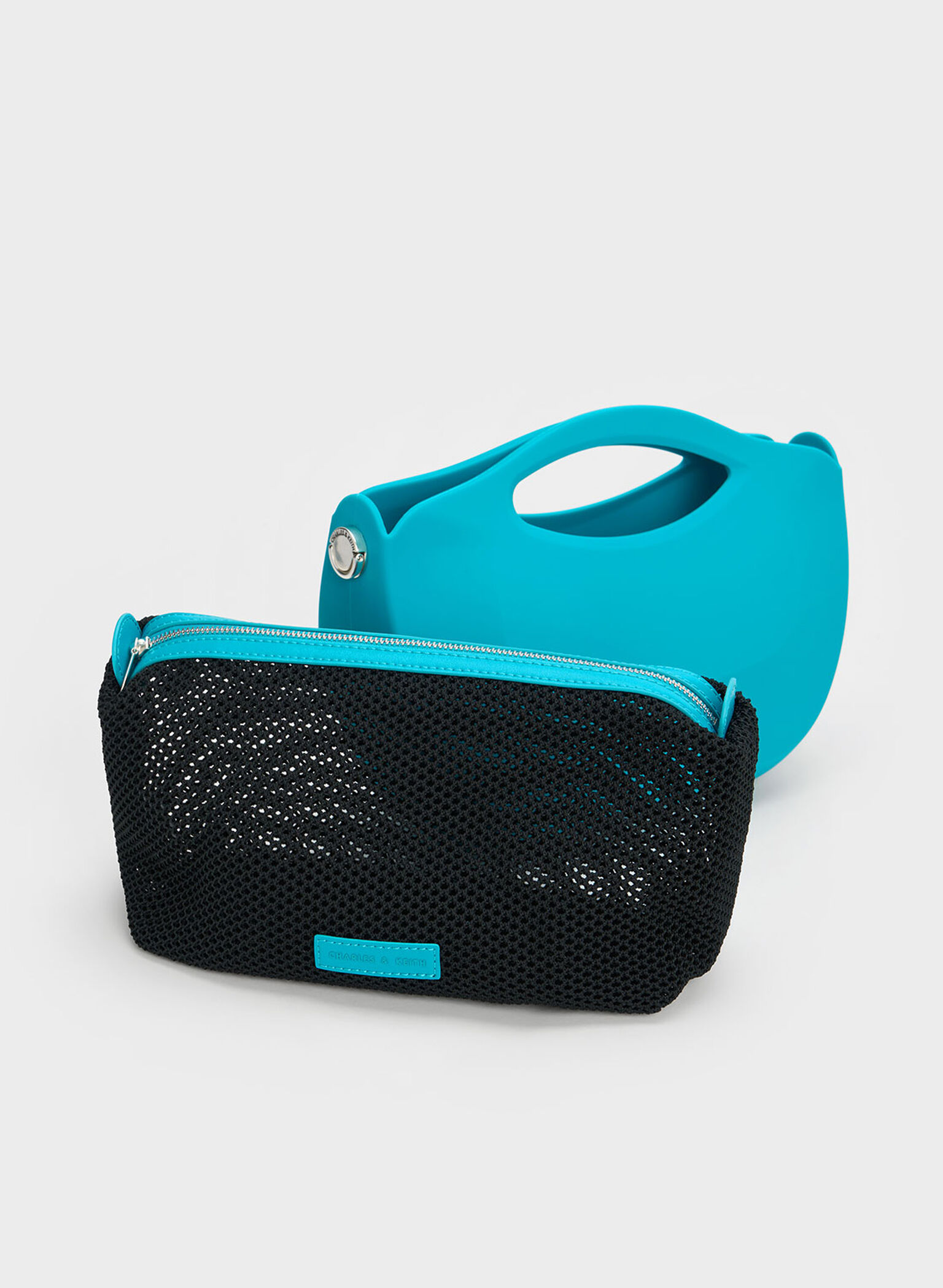 Cocoon Curved Handle Bag, Blue, hi-res