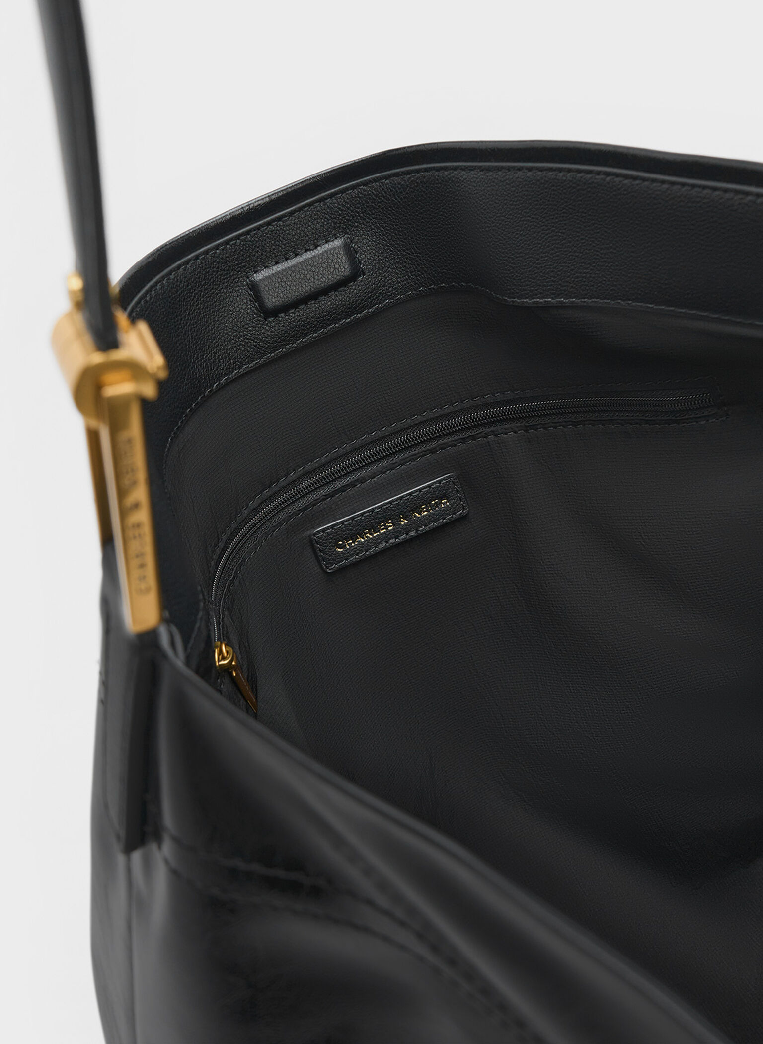 Sianna Slouchy Hobo Bag, Black, hi-res