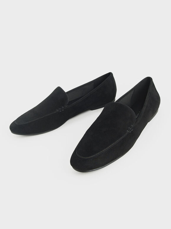 charles and keith black flats