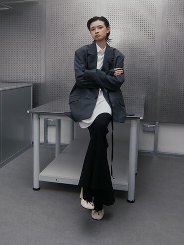 Mino Ruched Mary Jane Pumps, Chalk, hi-res
