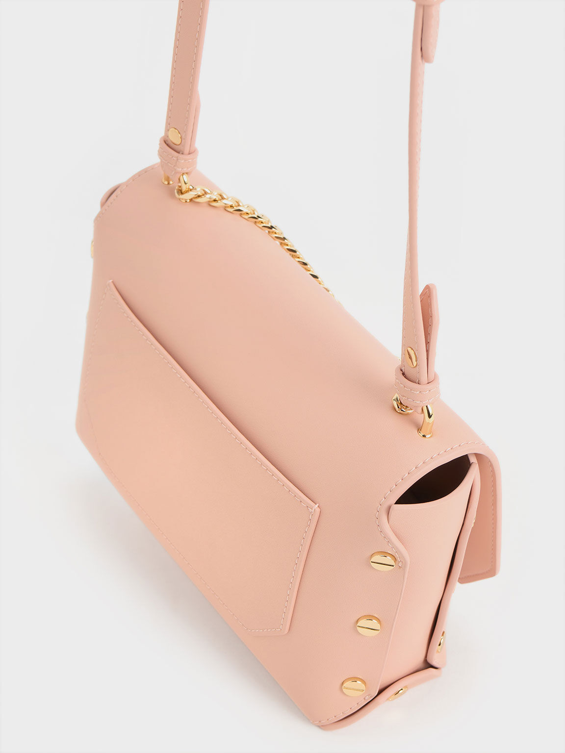 Clea Chain Handle Bag Pink