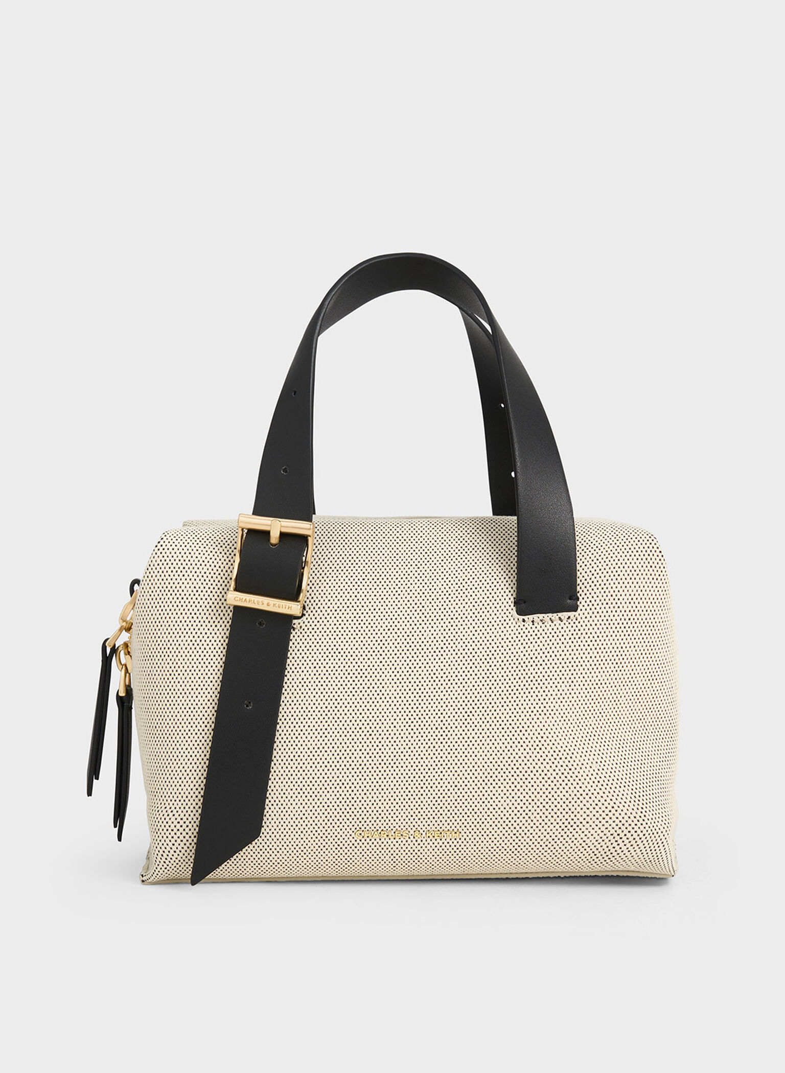 Marceline Canvas Bowling Bag, Multi, hi-res