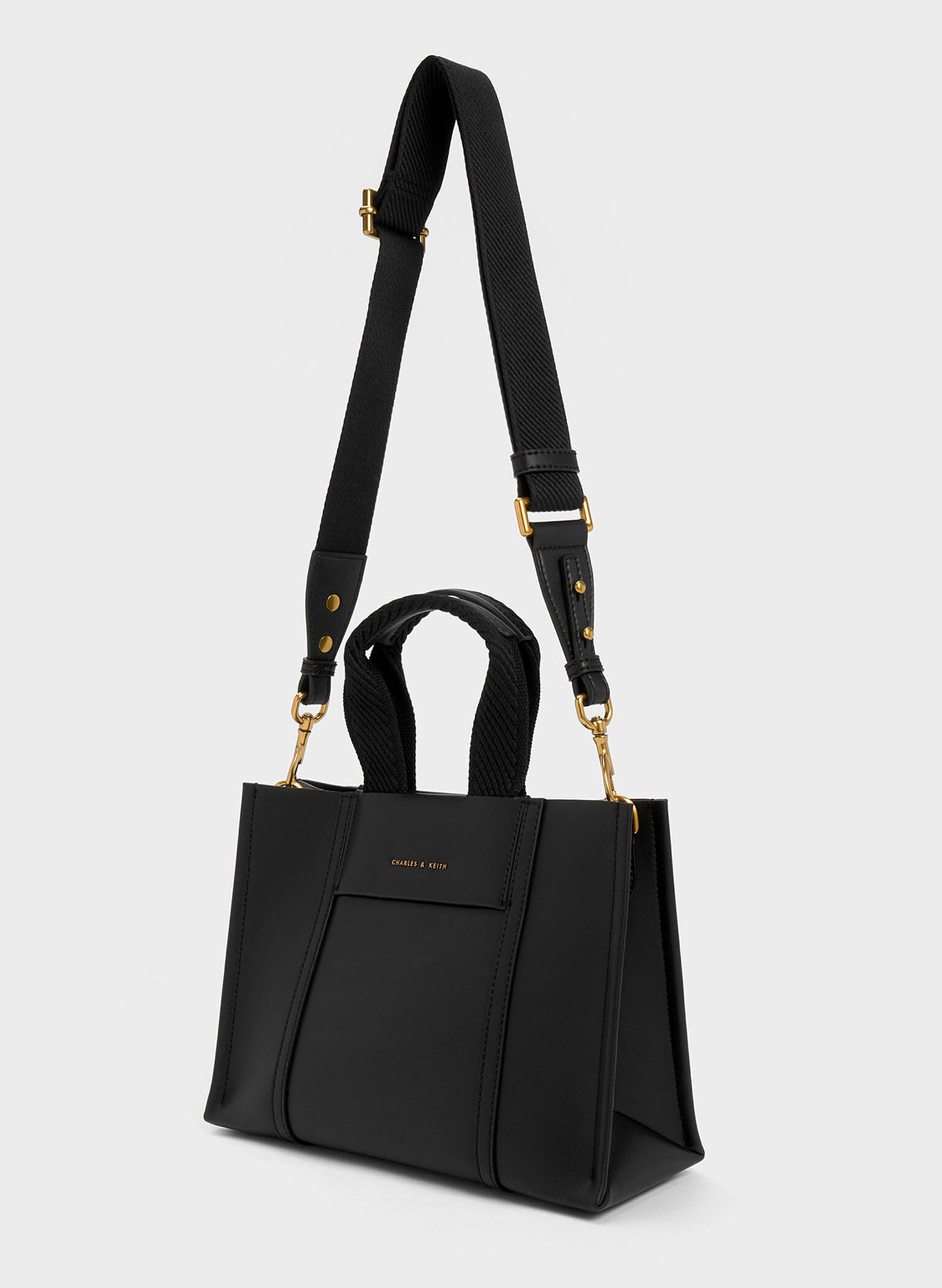 Mini Shalia Tote Bag, Black, hi-res