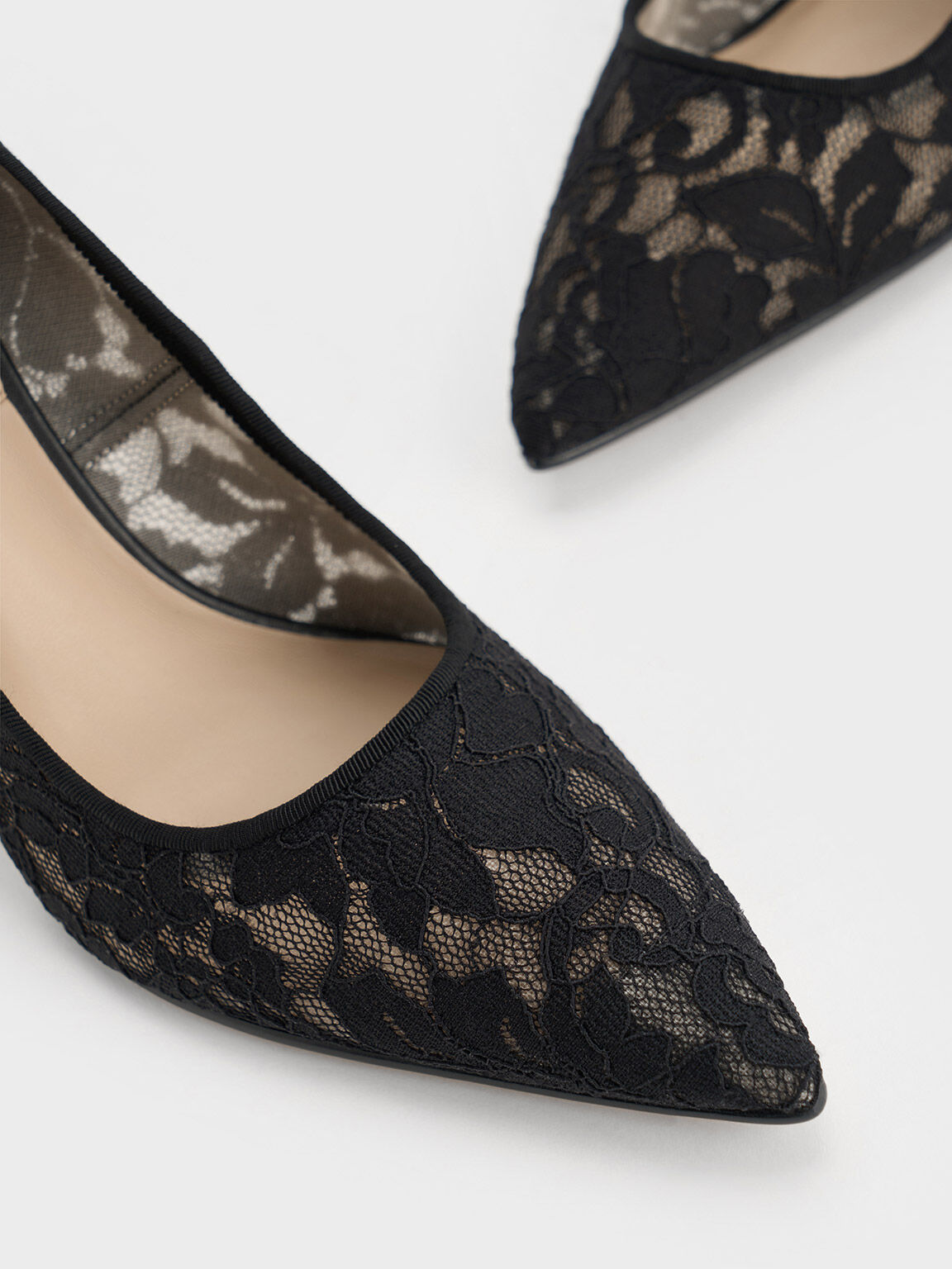 Mesh pointed toe best sale flats