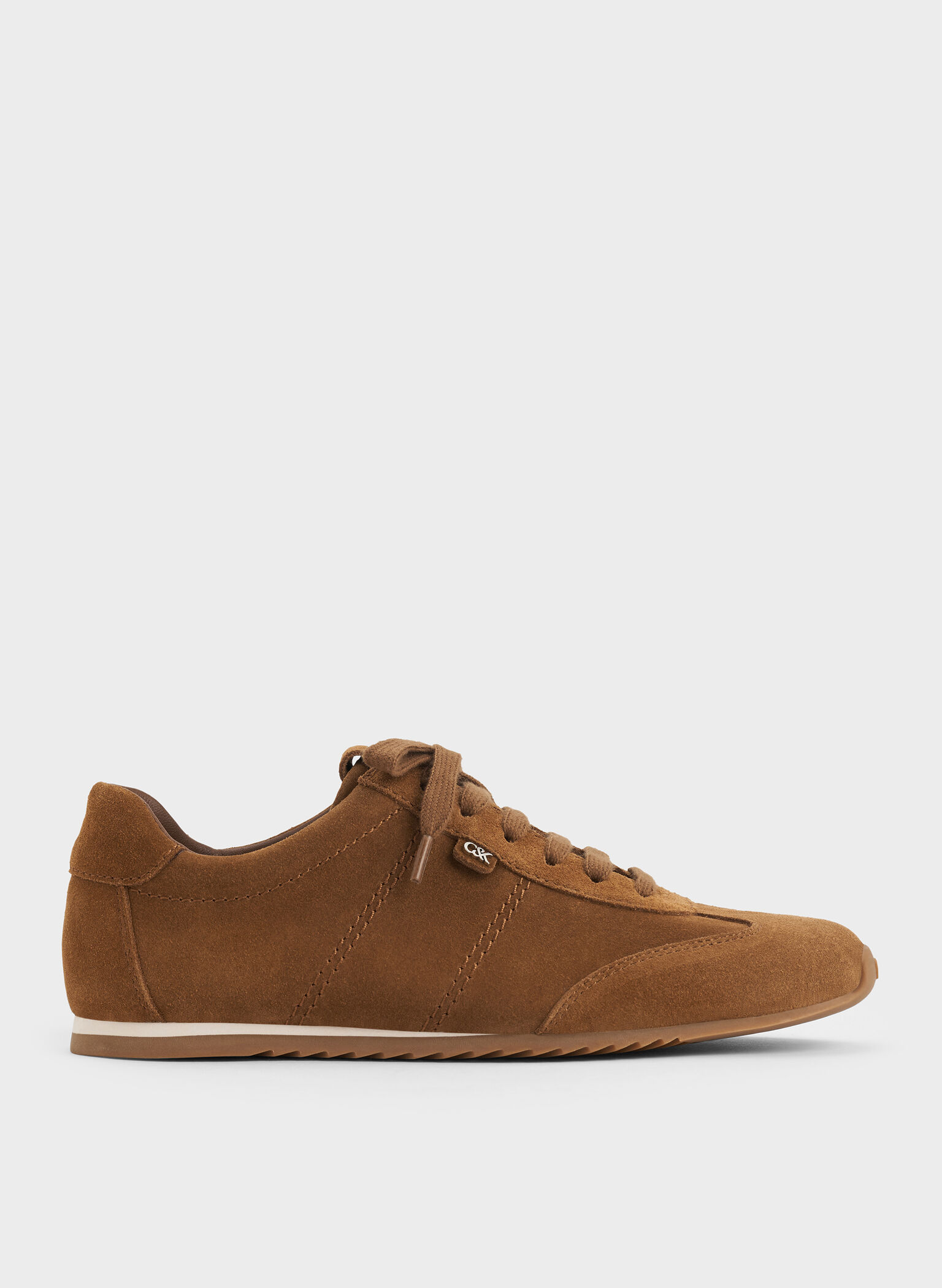 Jace Suede Sneakers, Brown, hi-res