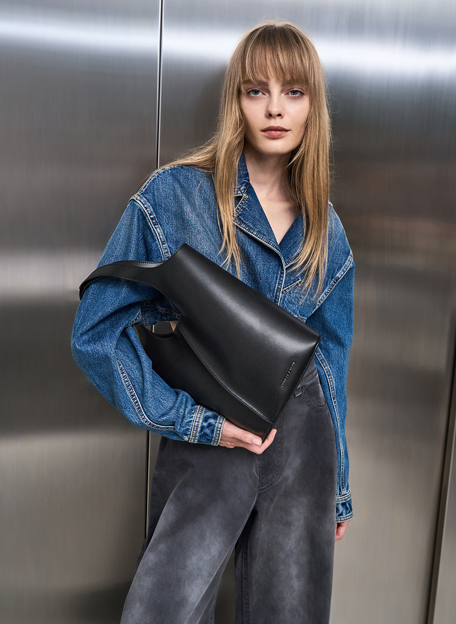 Large Arlys Tote Bag, Noir, hi-res
