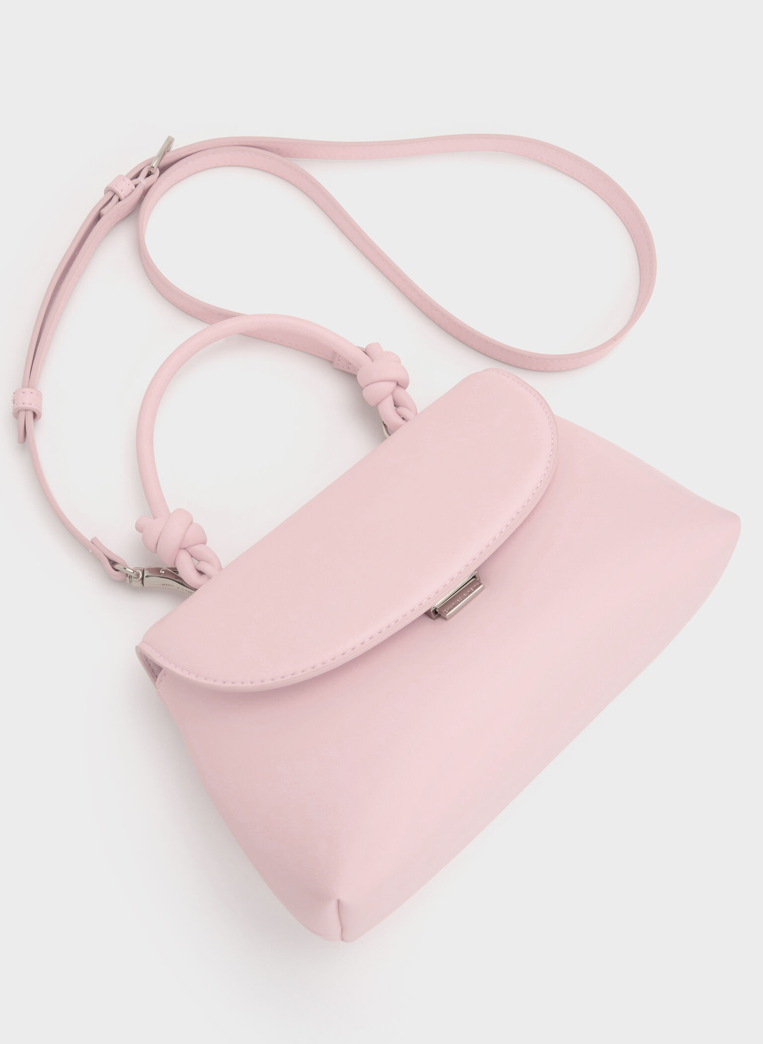 Sammie Knotted-Handle Two-Way Backpack, Cotton Candy Pink, hi-res