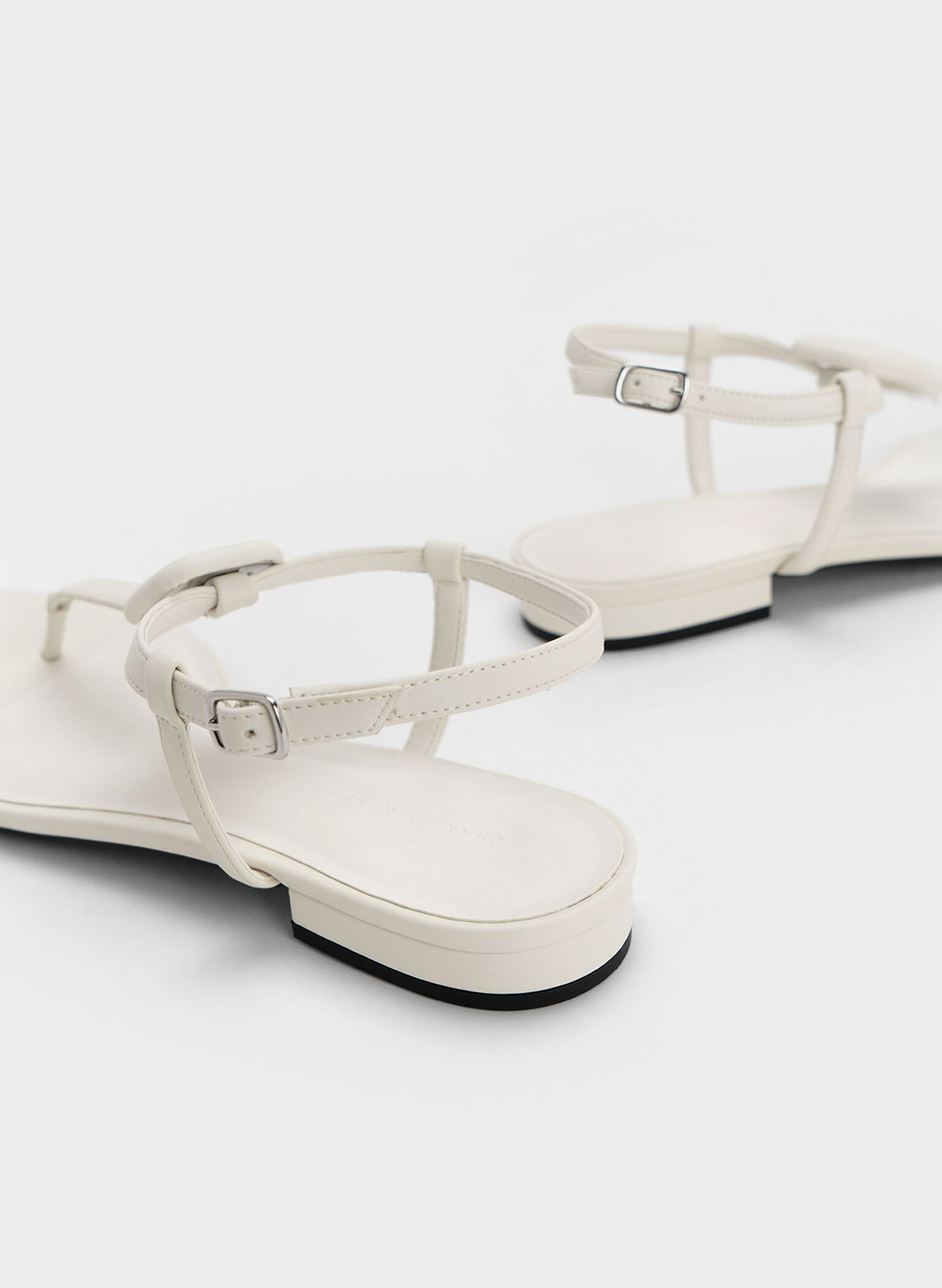 Koa Thong Sandals, White, hi-res