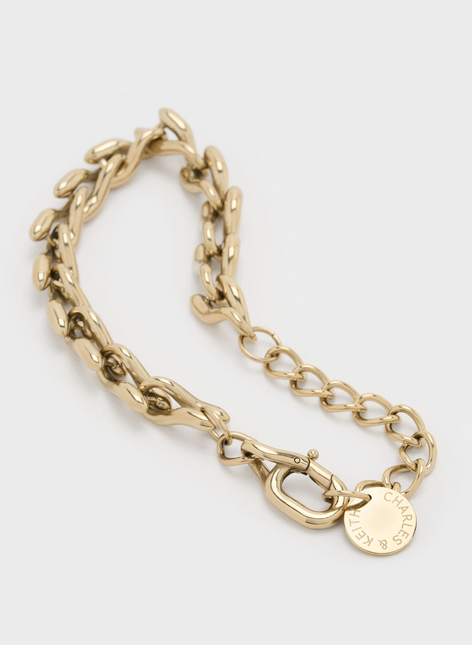 Kris Chain-Link Bracelet, Gold, hi-res