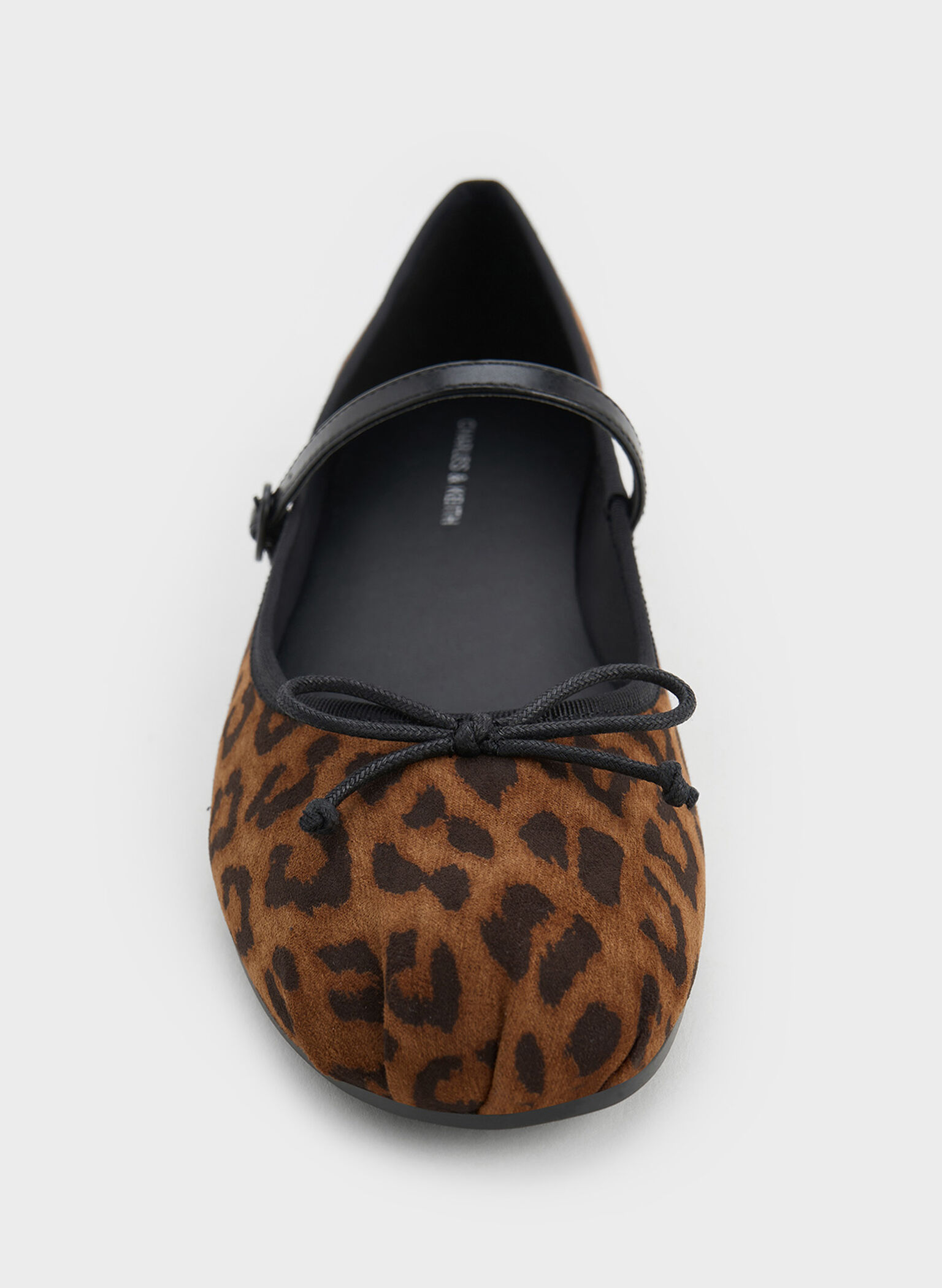 Emiko Leopard-Print Bow Mary Jane Flats, Animal Print Brown, hi-res