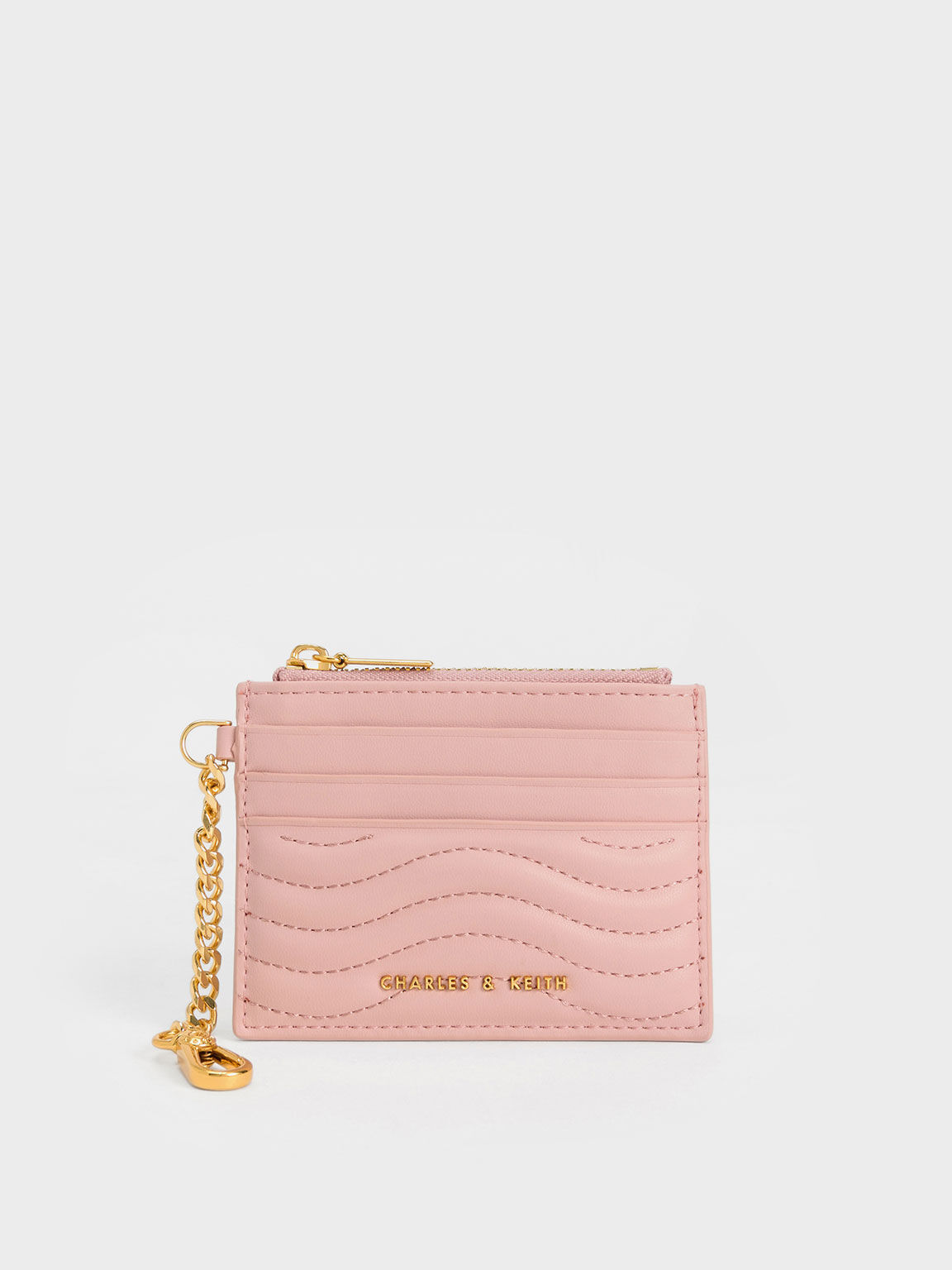Charles and keith store top zip cardholder