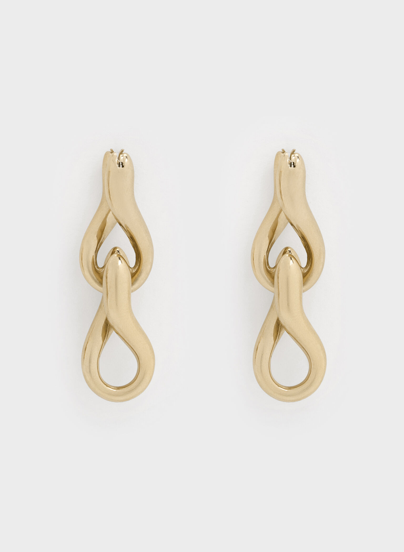 Kris Chain-Link Drop Earrings, Gold, hi-res